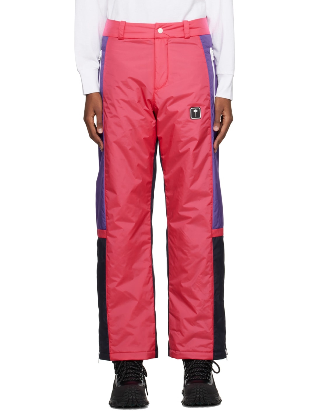 Pink Thunderbolt Ski Pants - 1