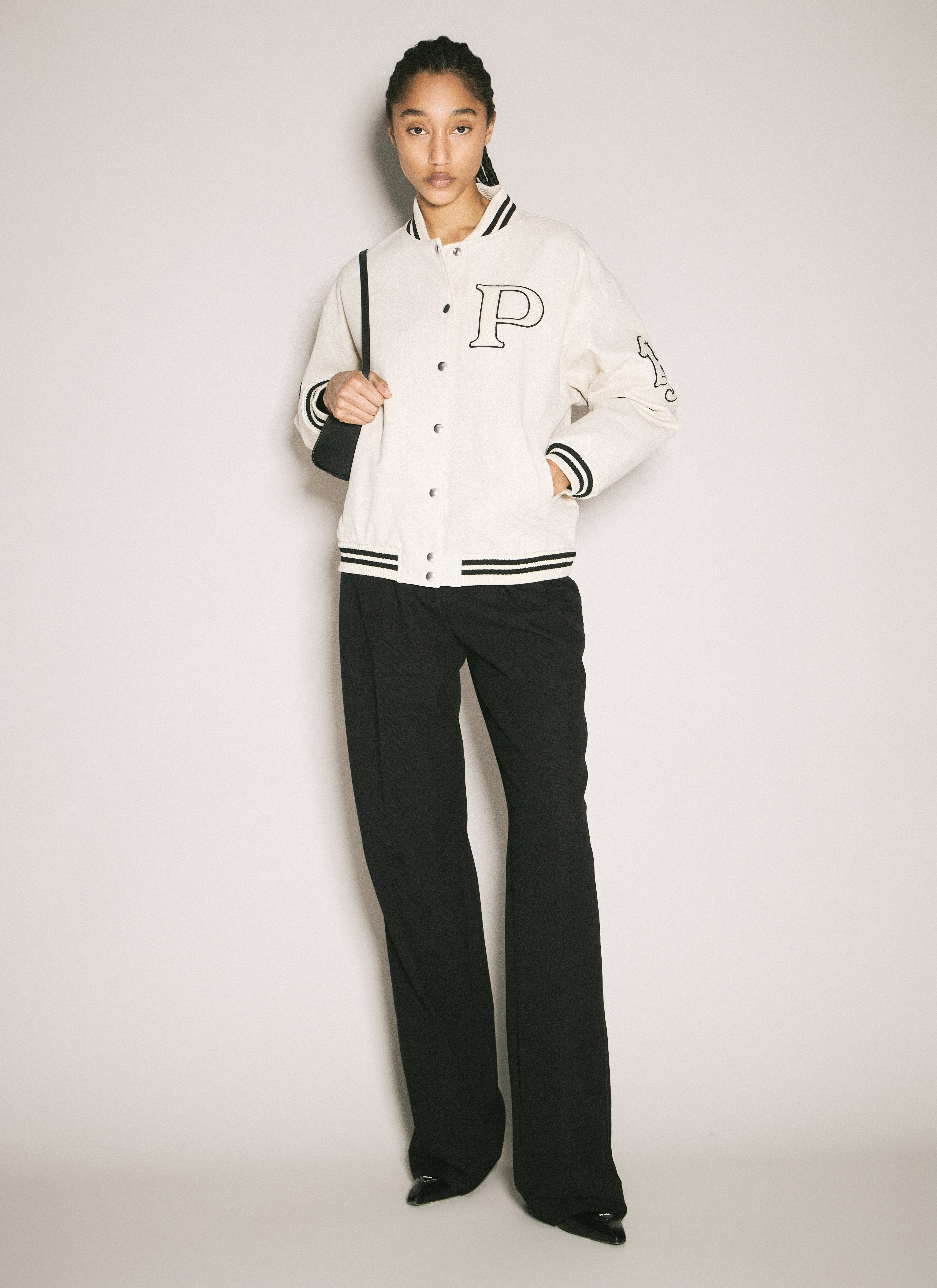 Prada Women Canvas Bomber Jacket - 2
