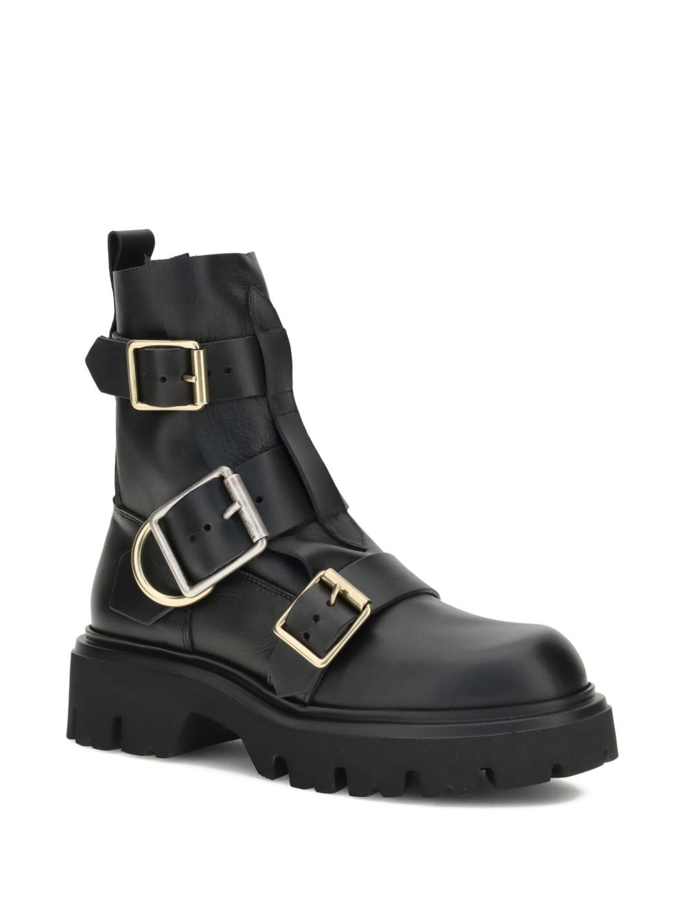 Empire buckle-straps boots - 2