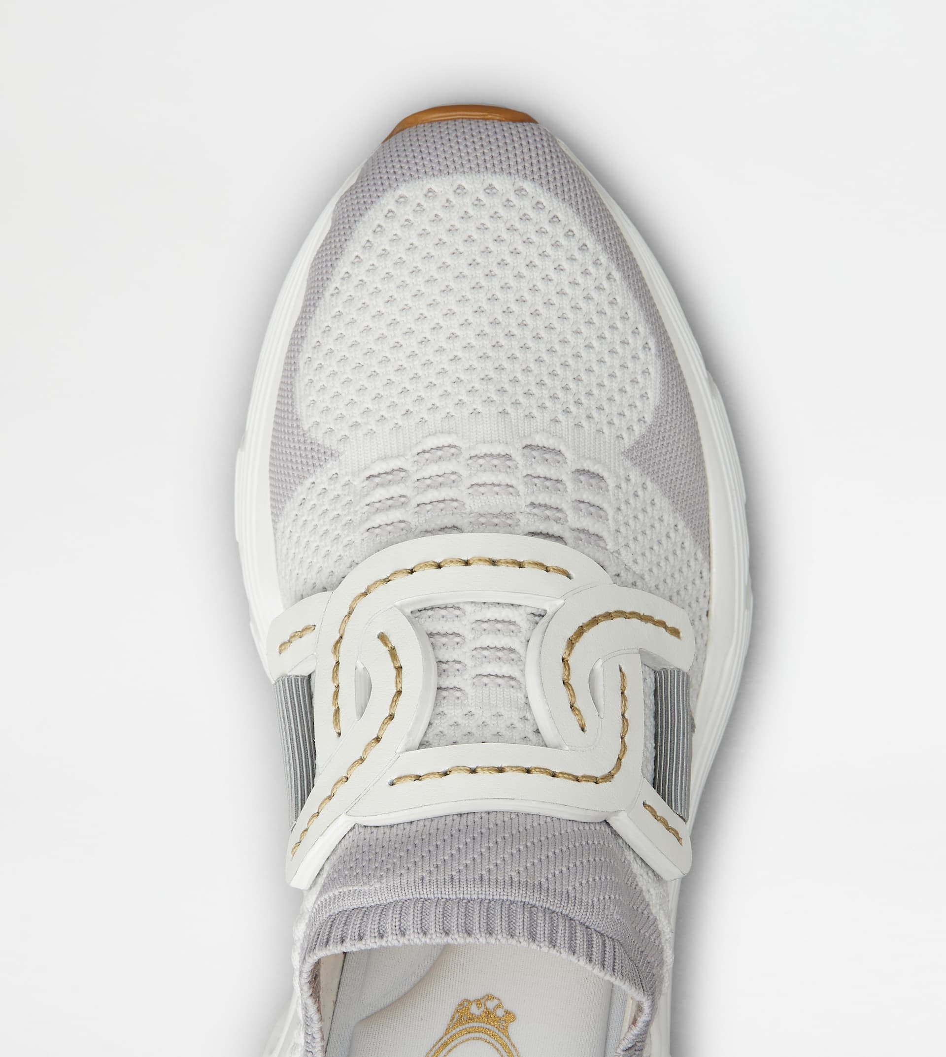 KATE SNEAKERS IN TECHNICAL FABRIC - GREY, BROWN - 5