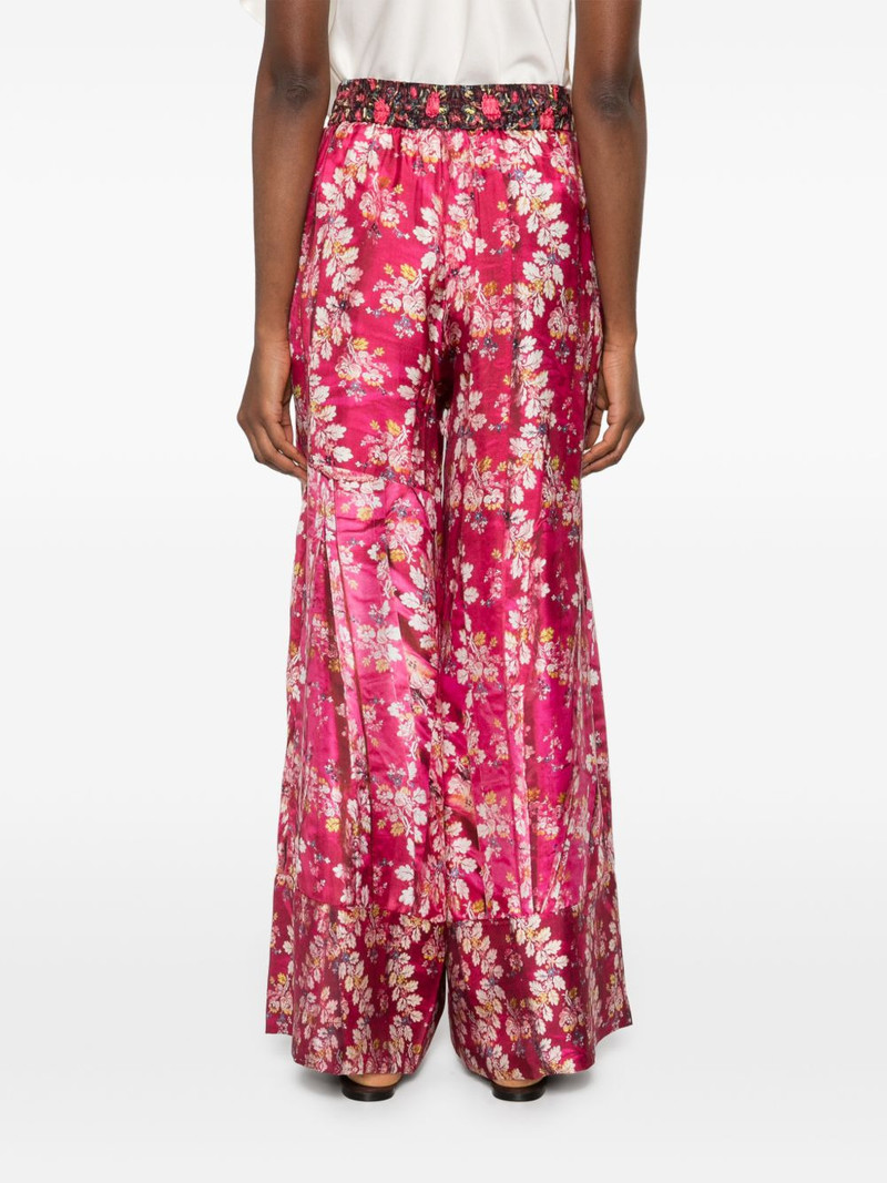 flora-print palazzo pants 4