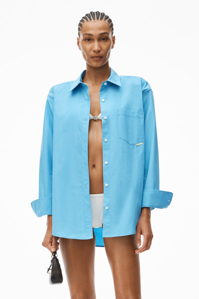 Alexander Wang BOYFRIEND SHIRT IN COMPACT COTTON outlook