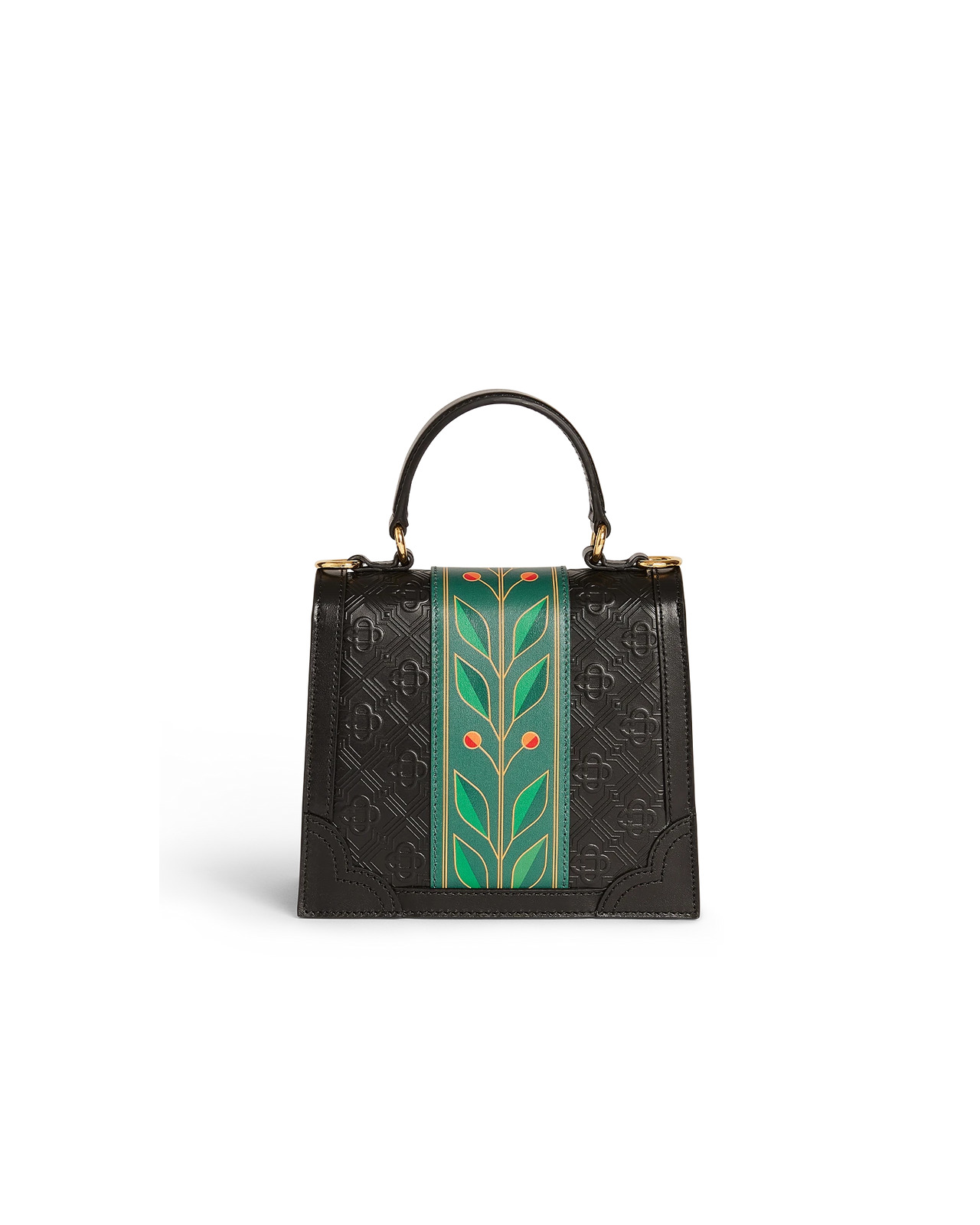Black Laurel Mini Jeanne Bag | Casablanca Paris - 3