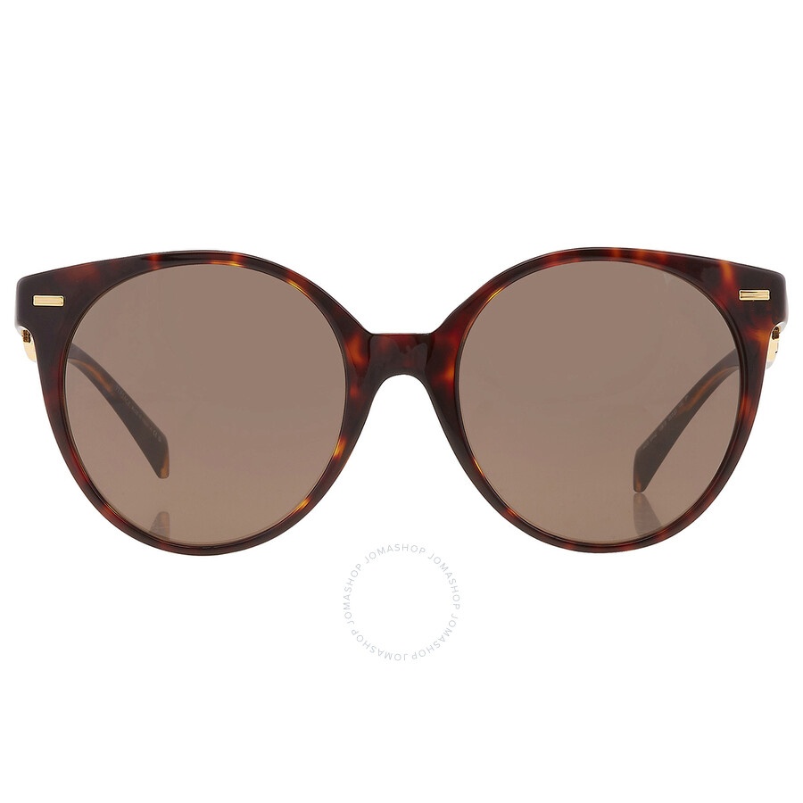 Versace Brown Oval Ladies Sunglasses VE4442 108/3 55 - 1
