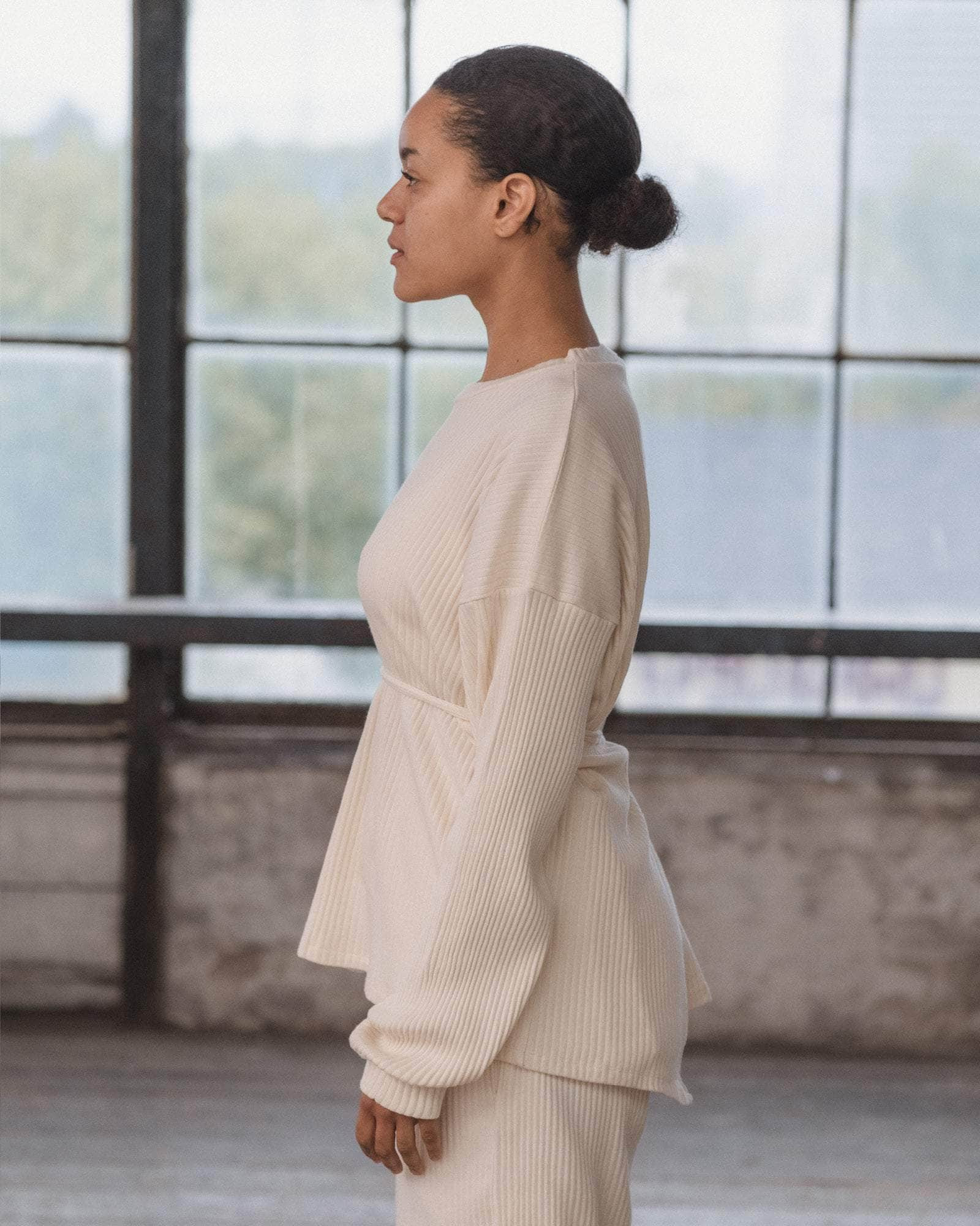 Shaw Long Sleeve - Organic Cotton Fleece - 4