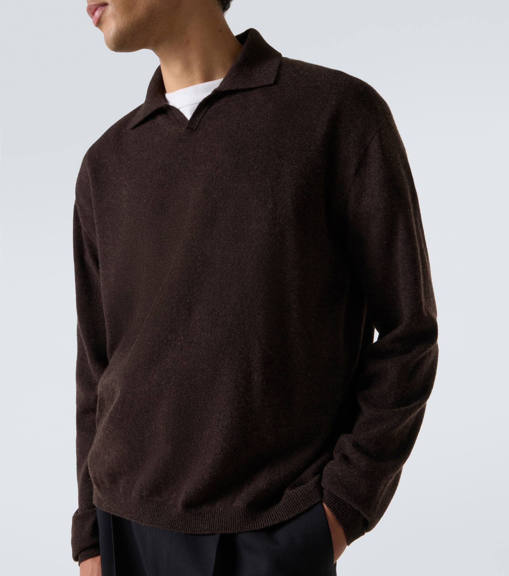 Franz cashmere polo sweater - 5