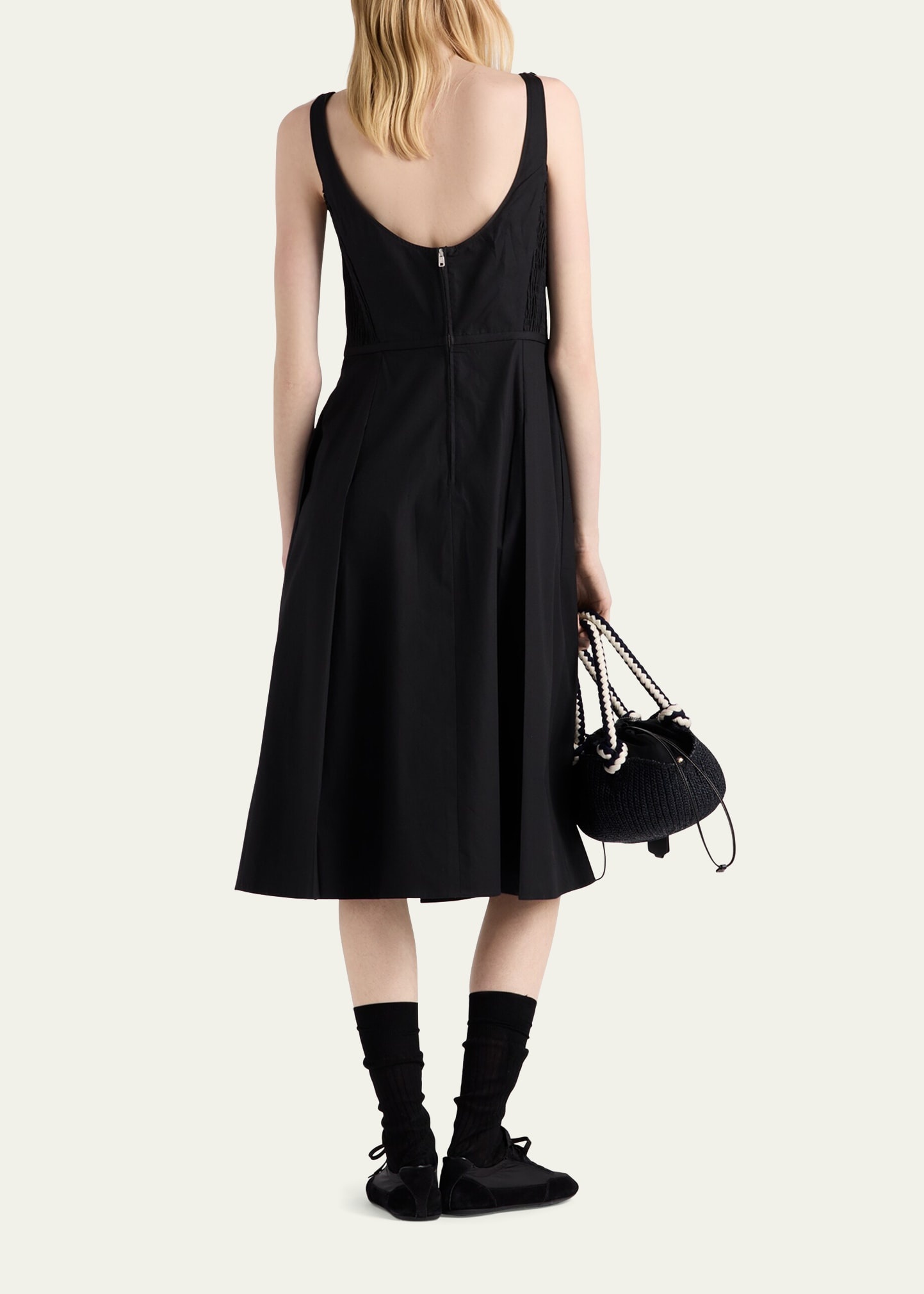 Fit-and-Flare Sleeveless Dress - 3
