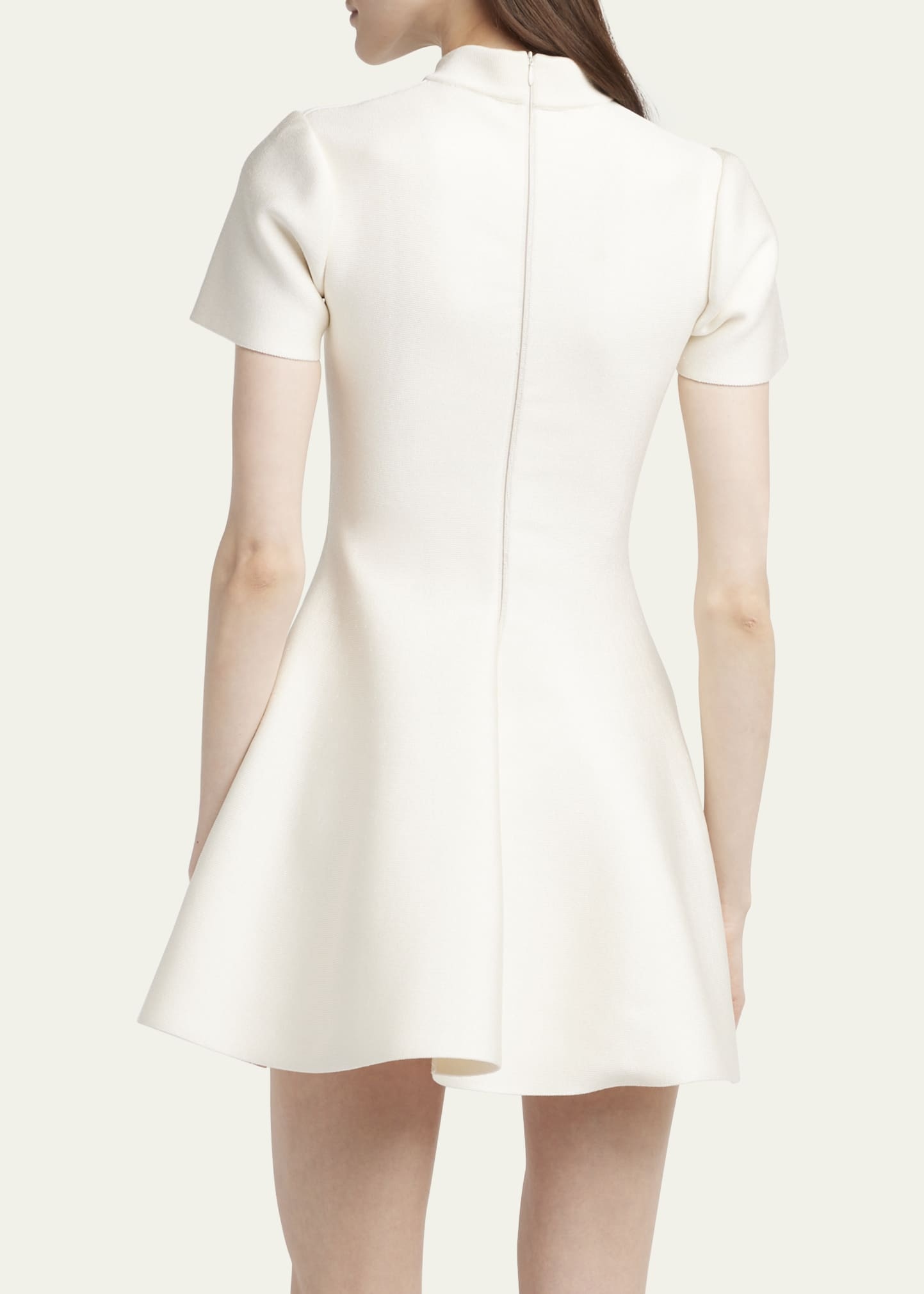 Fit-Flare Knit Mini Dress - 3