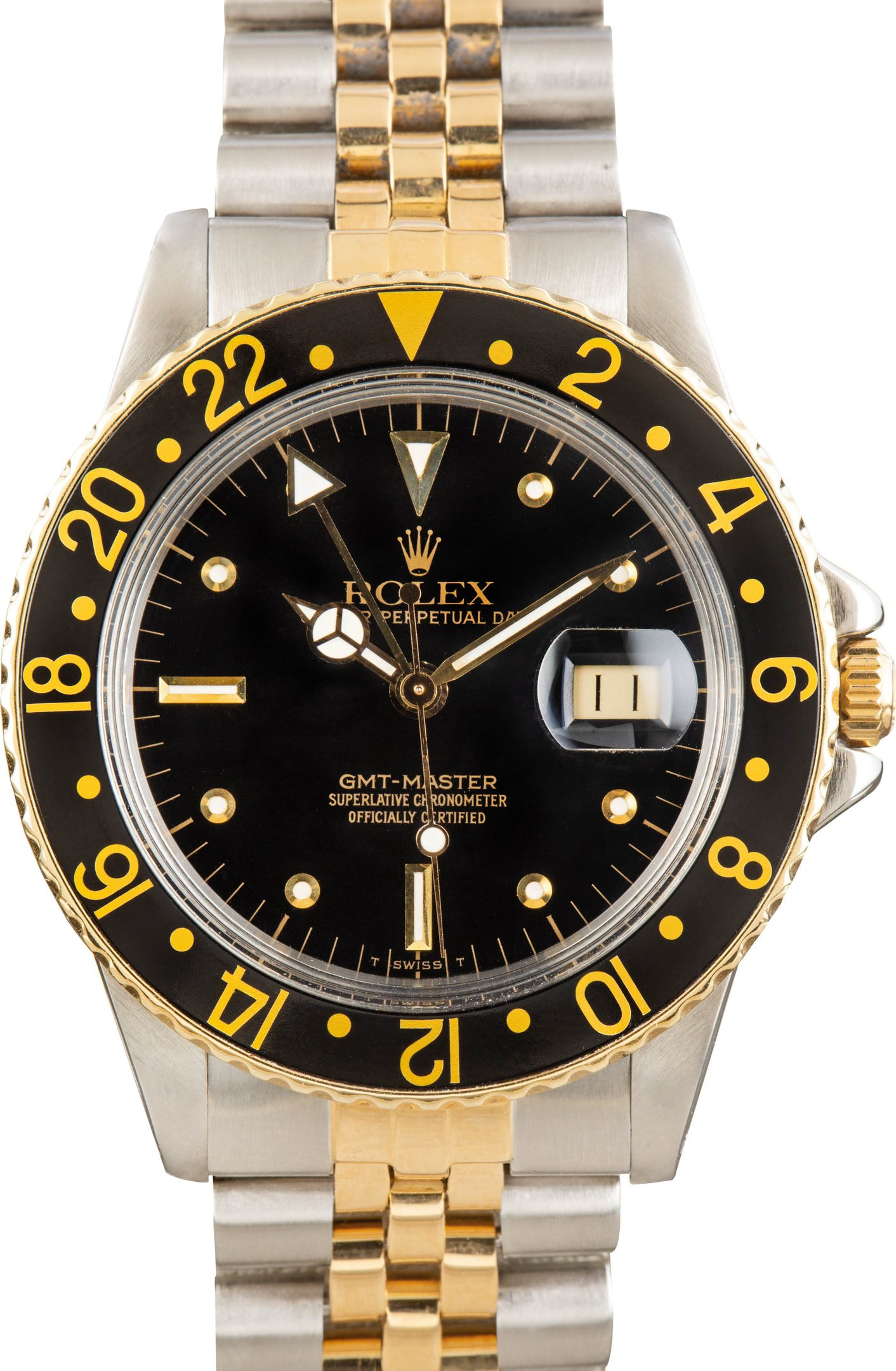 Vintage Rolex GMT-Master ref 16753 Steel & Gold - 1