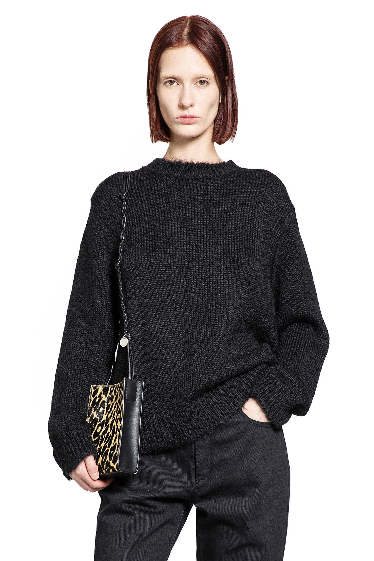 Alpaca Wool Crewneck Jumper - 6