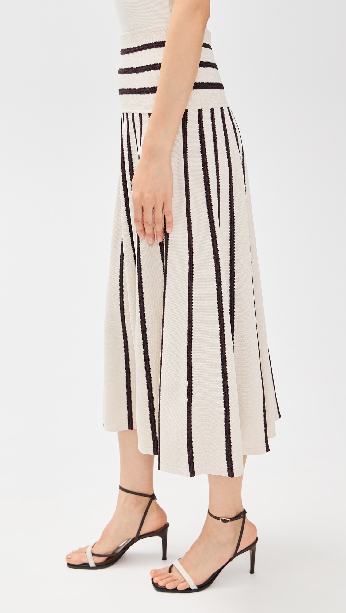 Illuminate Stripe Midi Skirt - 3