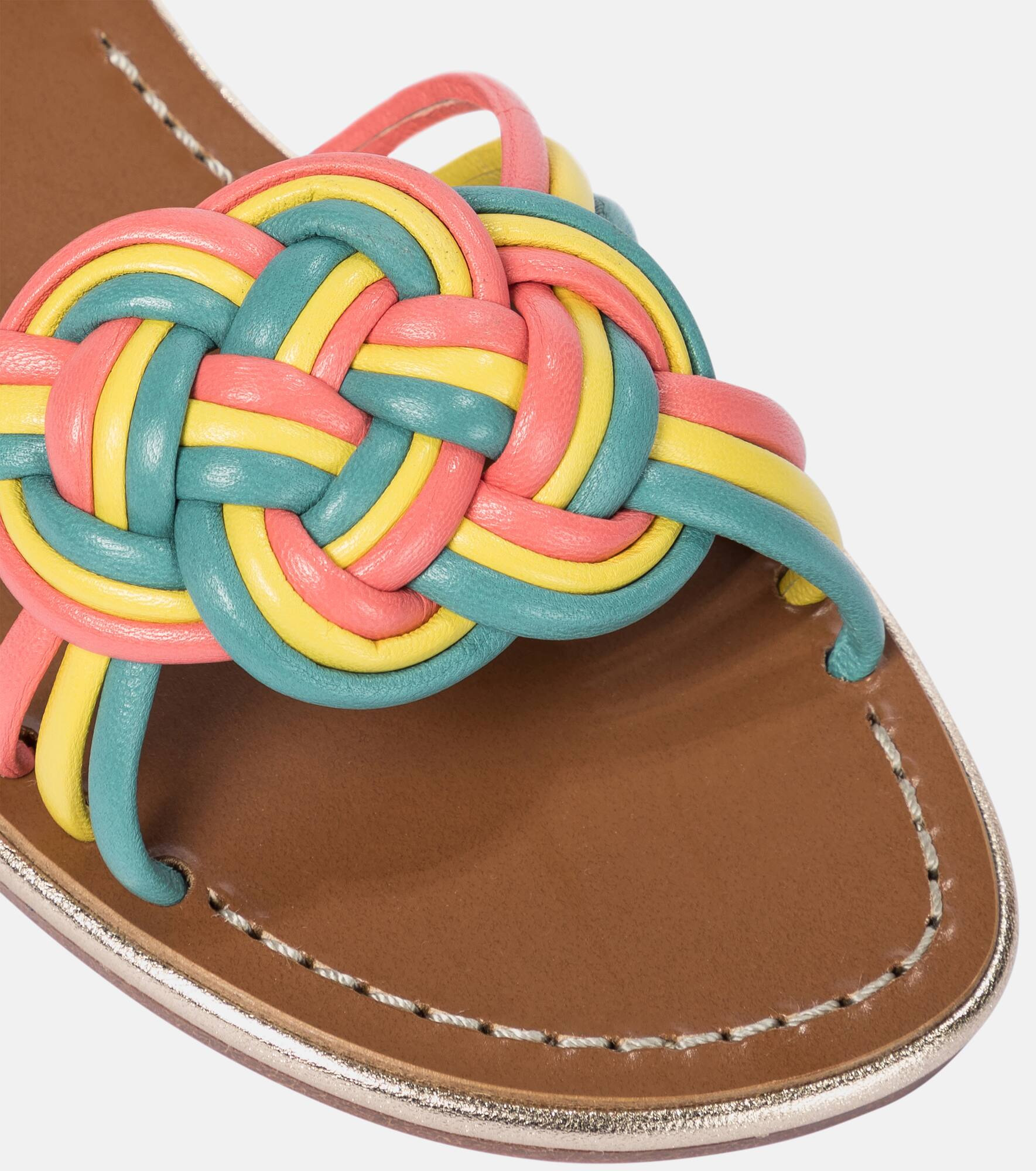 Ella suede and leather sandals - 6