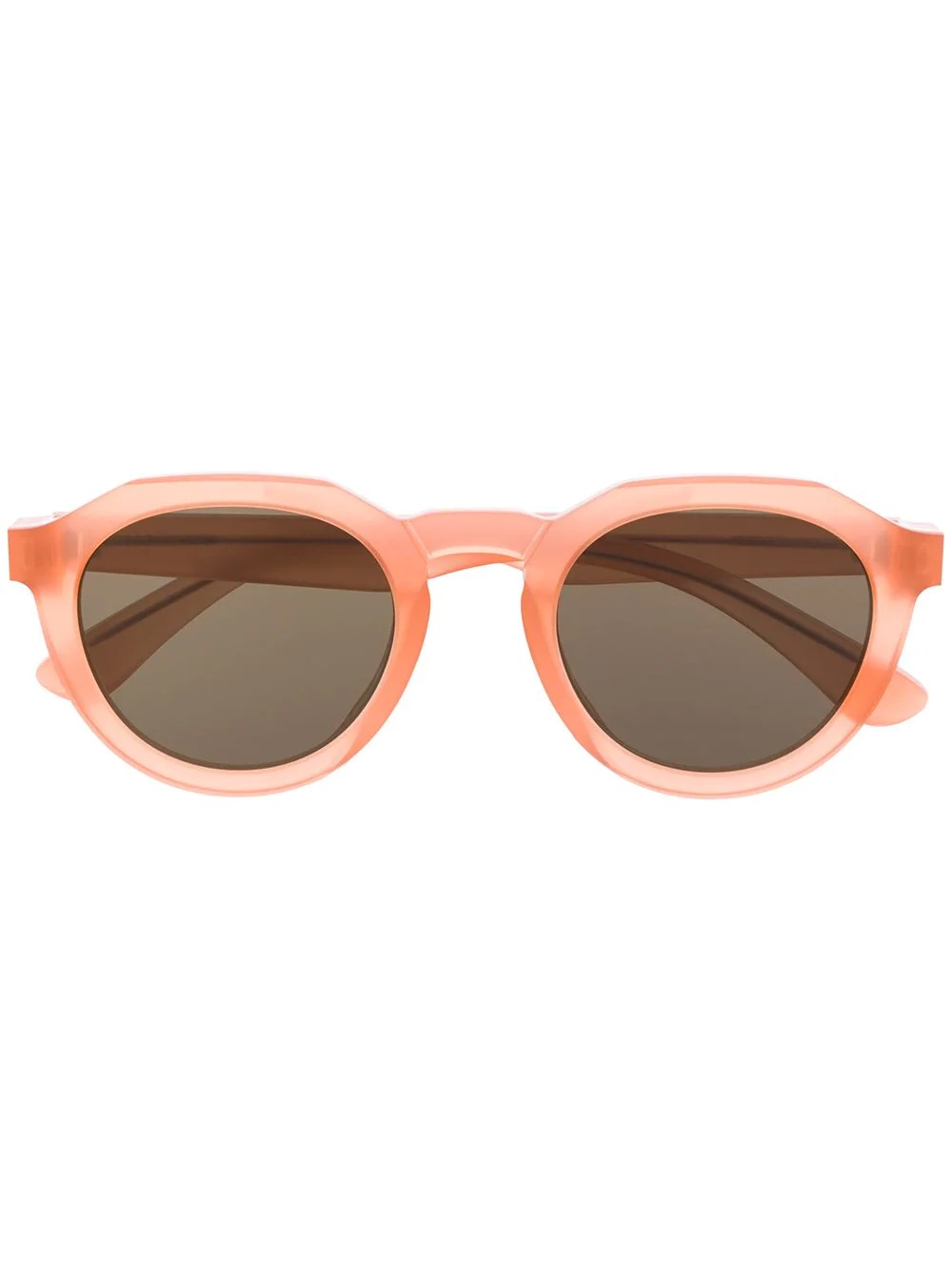 x Maison Margiela transparent frame sunglasses - 1