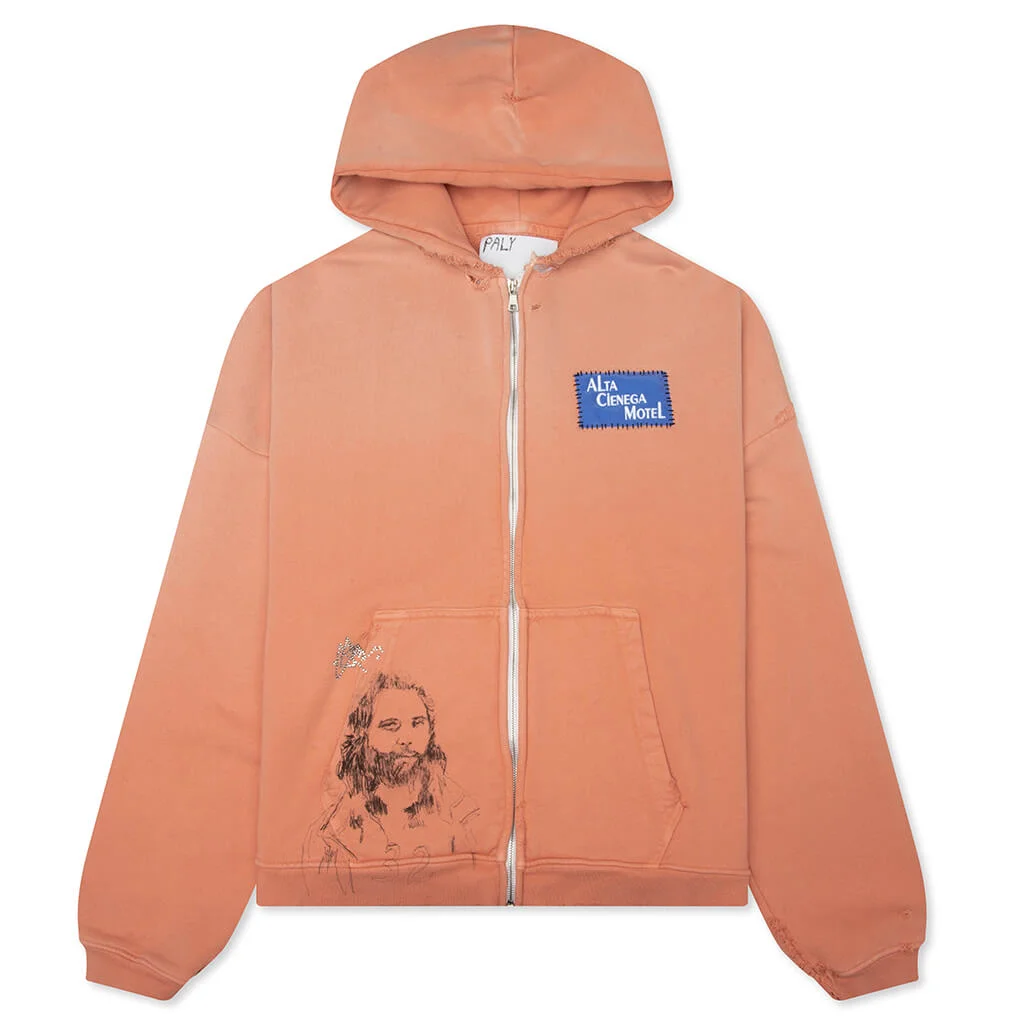 ALTA CIENEGA ZIP HOODIE - PINK - 1