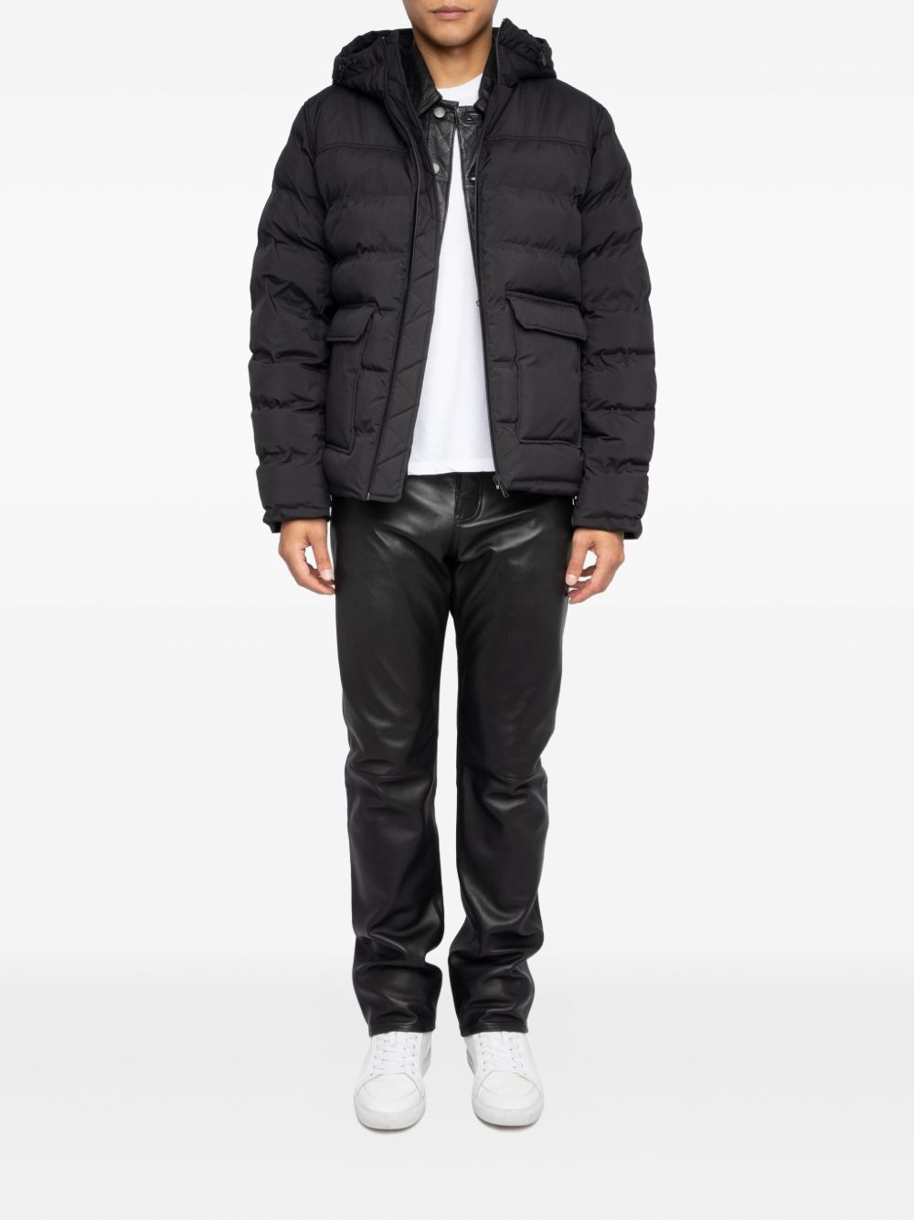 hooded padded jacket - 2