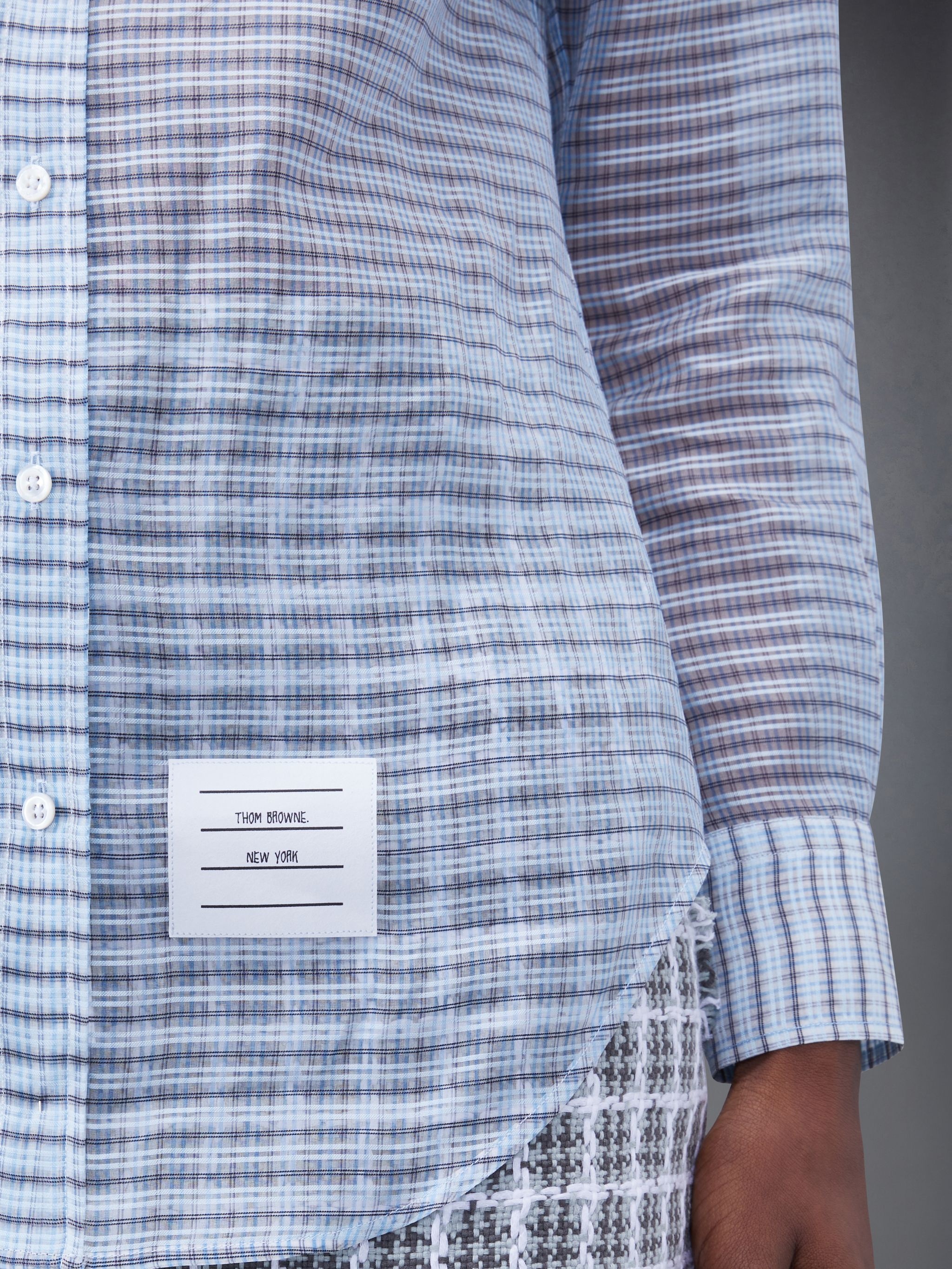 logo-patch long-sleeve shirt - 6
