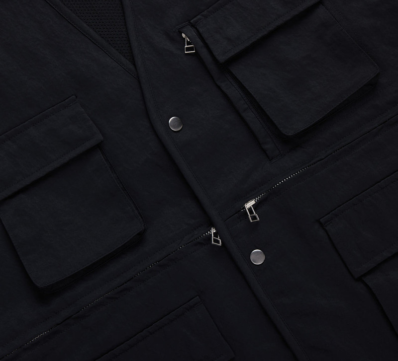 Field Vest - Black Wrinkle Nylon 3