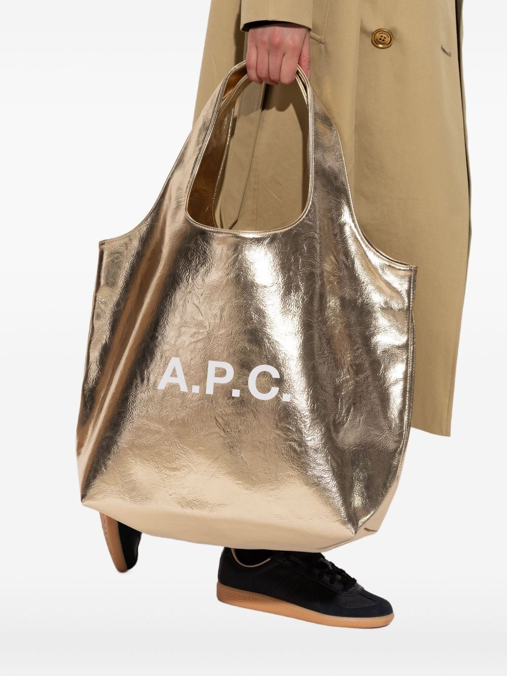 Ninon metallic tote bag - 3