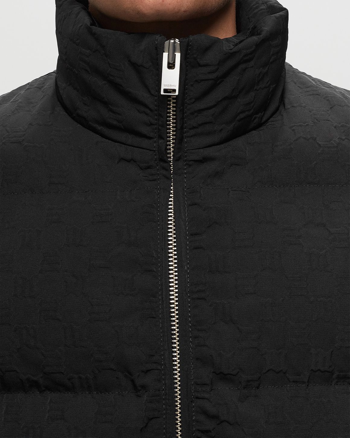 MONOGRAM EMBOSSED PUFFER VEST - 3