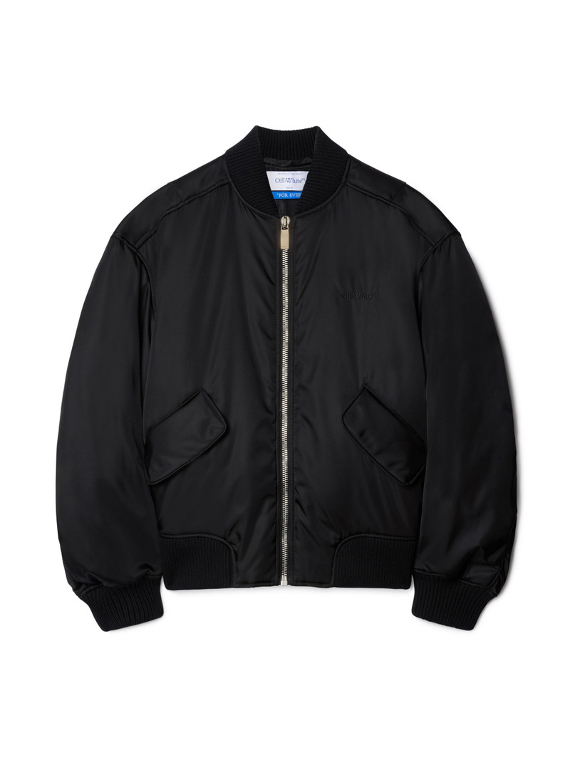 Nylon Bomber Jacket - 1