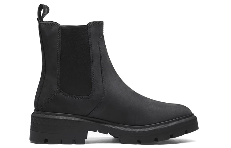 (WMNS) Timberland Courmayeur Valley Chelsea 'Black Nubuck' A5ND7015 - 2