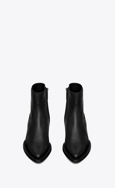 SAINT LAURENT lukas boots in leather outlook