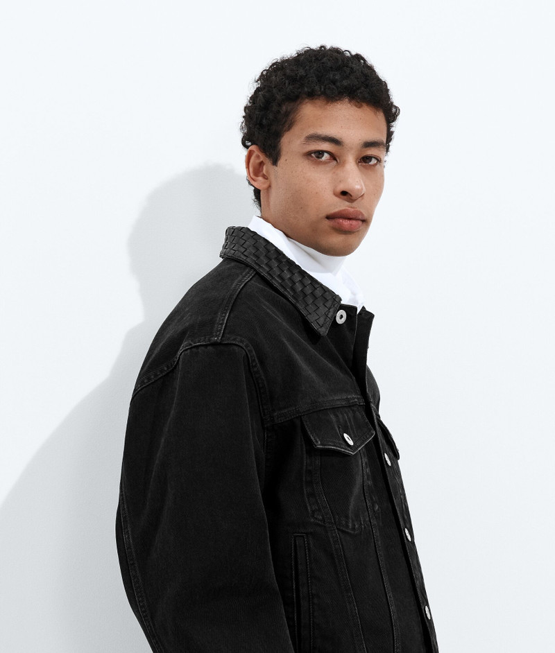 Bottega Veneta Faded Black Denim Jacket outlook