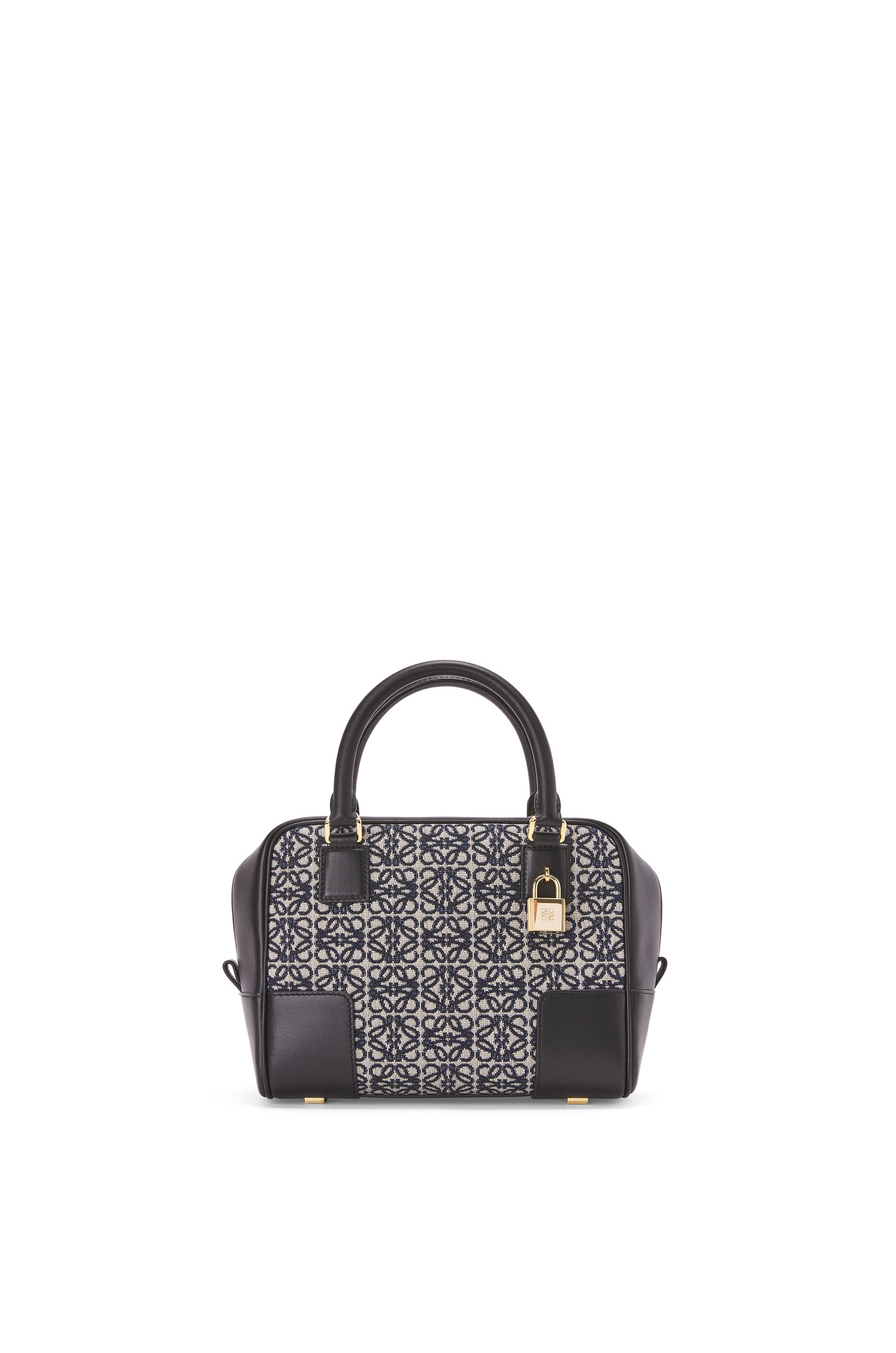 Amazona 19 square bag in Anagram jacquard and calfskin - 1
