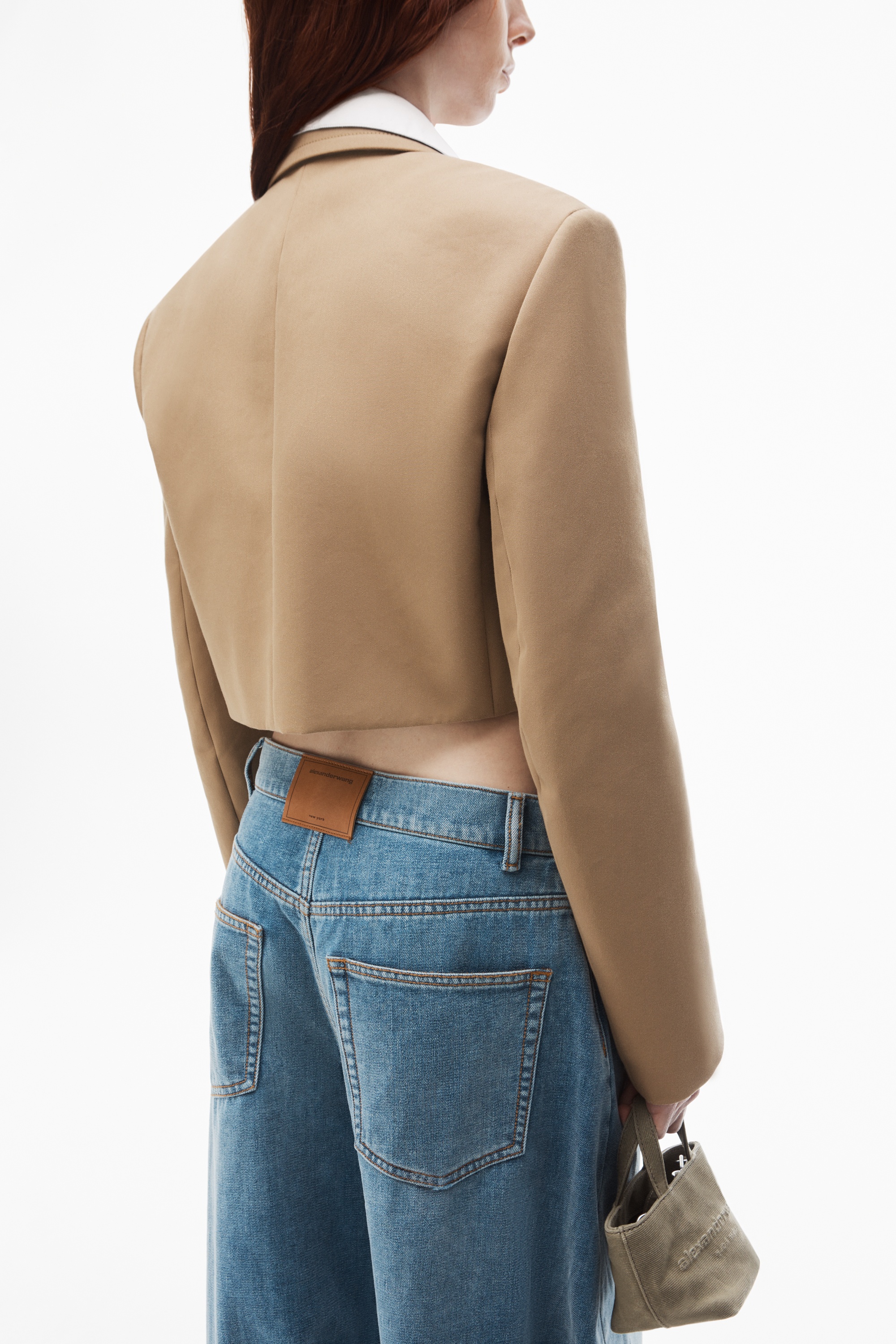 Pre-Styled Cropped Blazer with Dickie - 6