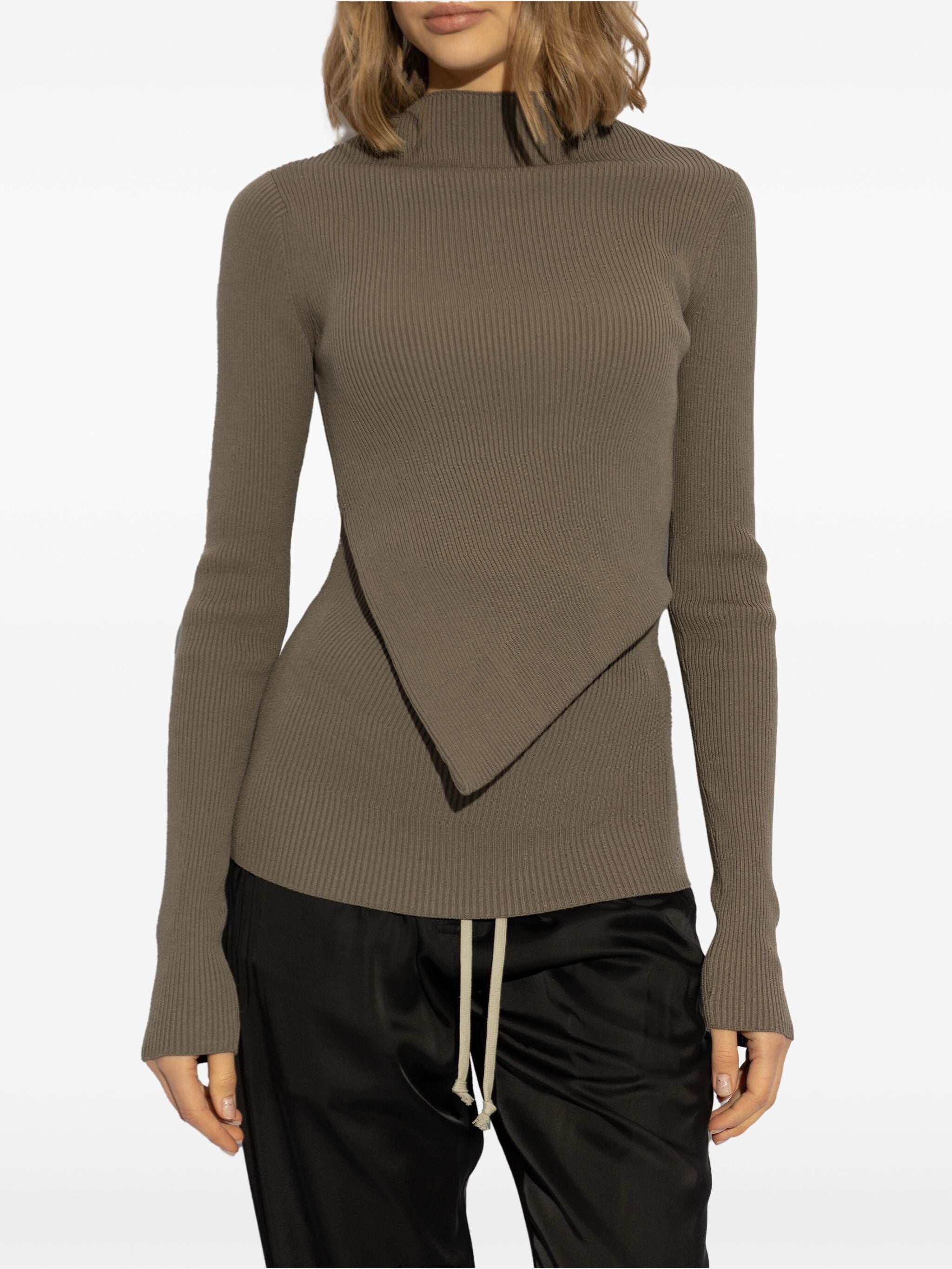 Rick Owens Women Longsleeves Babel Top - 6
