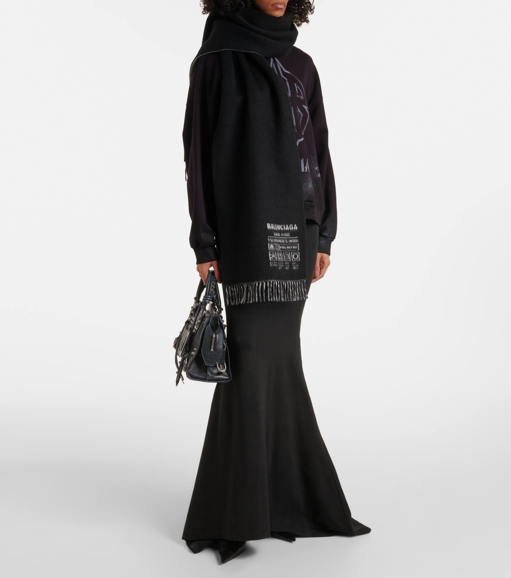 Cashmere and wool scarf - 2