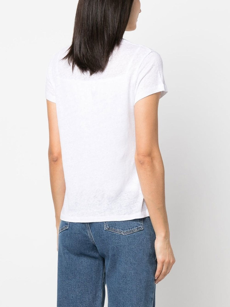 short-sleeved linen T-shirt 4