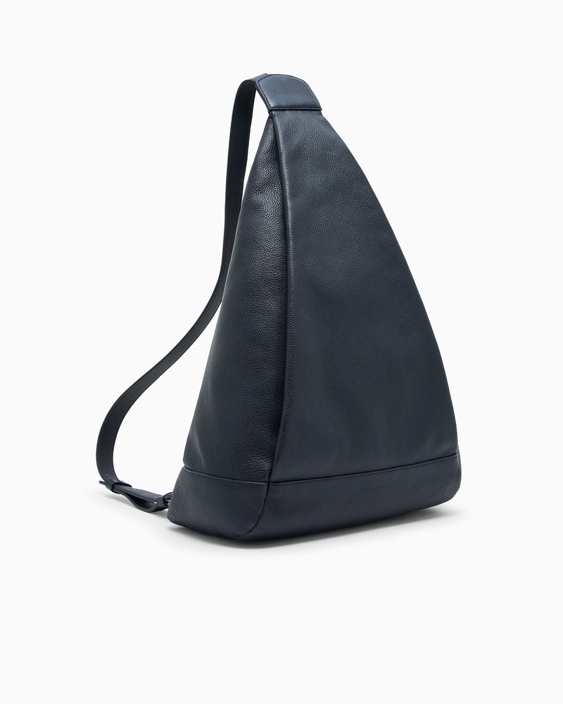 GIORGIO ARMANI BACKPACK BAG IN GRAINED LEATHER outlook