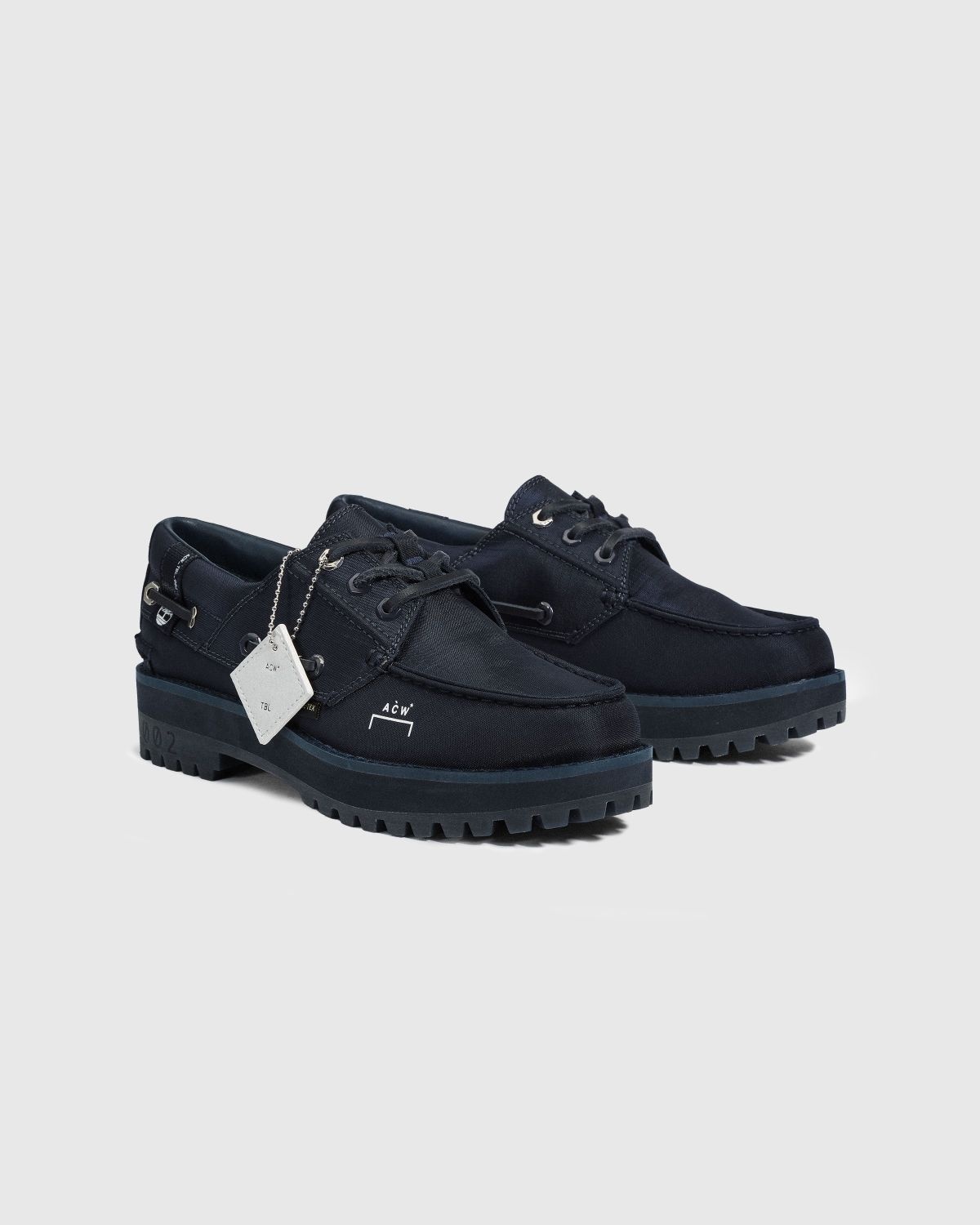 A-Cold-Wall* x Timberland – 3-Eye Boat Shoe Dark Sapphire Navy - 3
