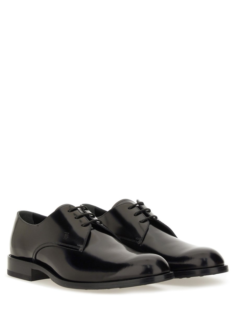 LEATHER LACE-UP DERBY SHOE - 2