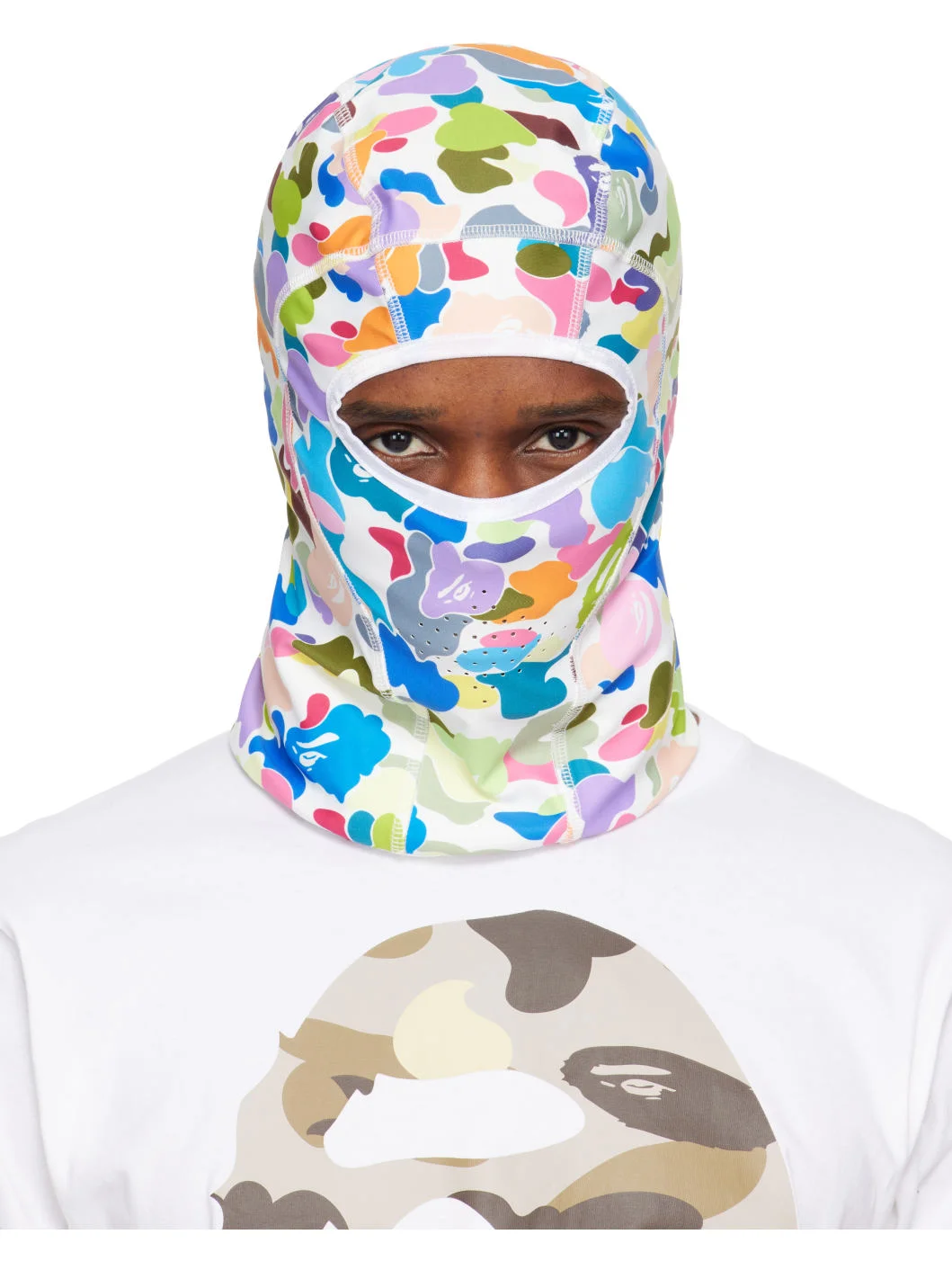 Multicolor Camo Balaclava - 1