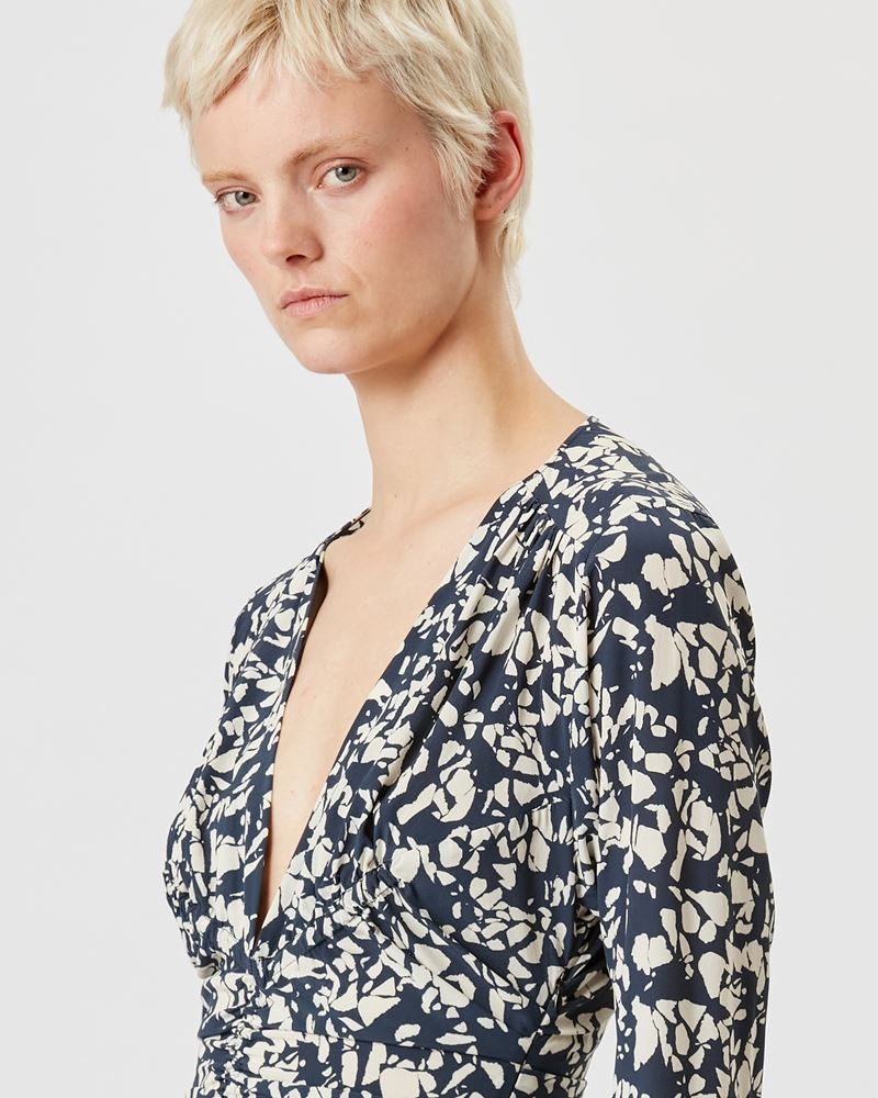LARA SHORT SILK DRESS - 3