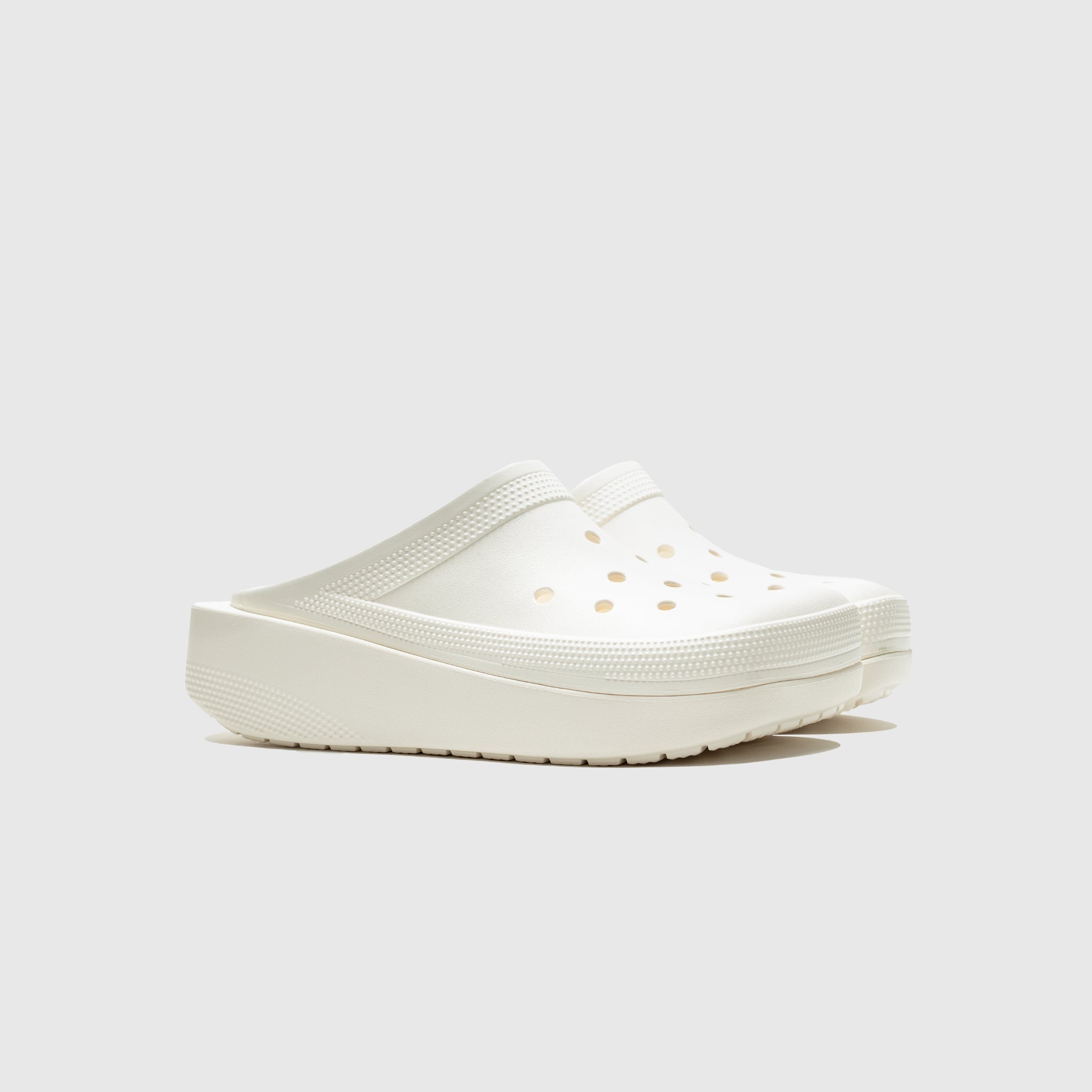 CLASSIC BLUNT TOE CLOG "CHALK" - 2