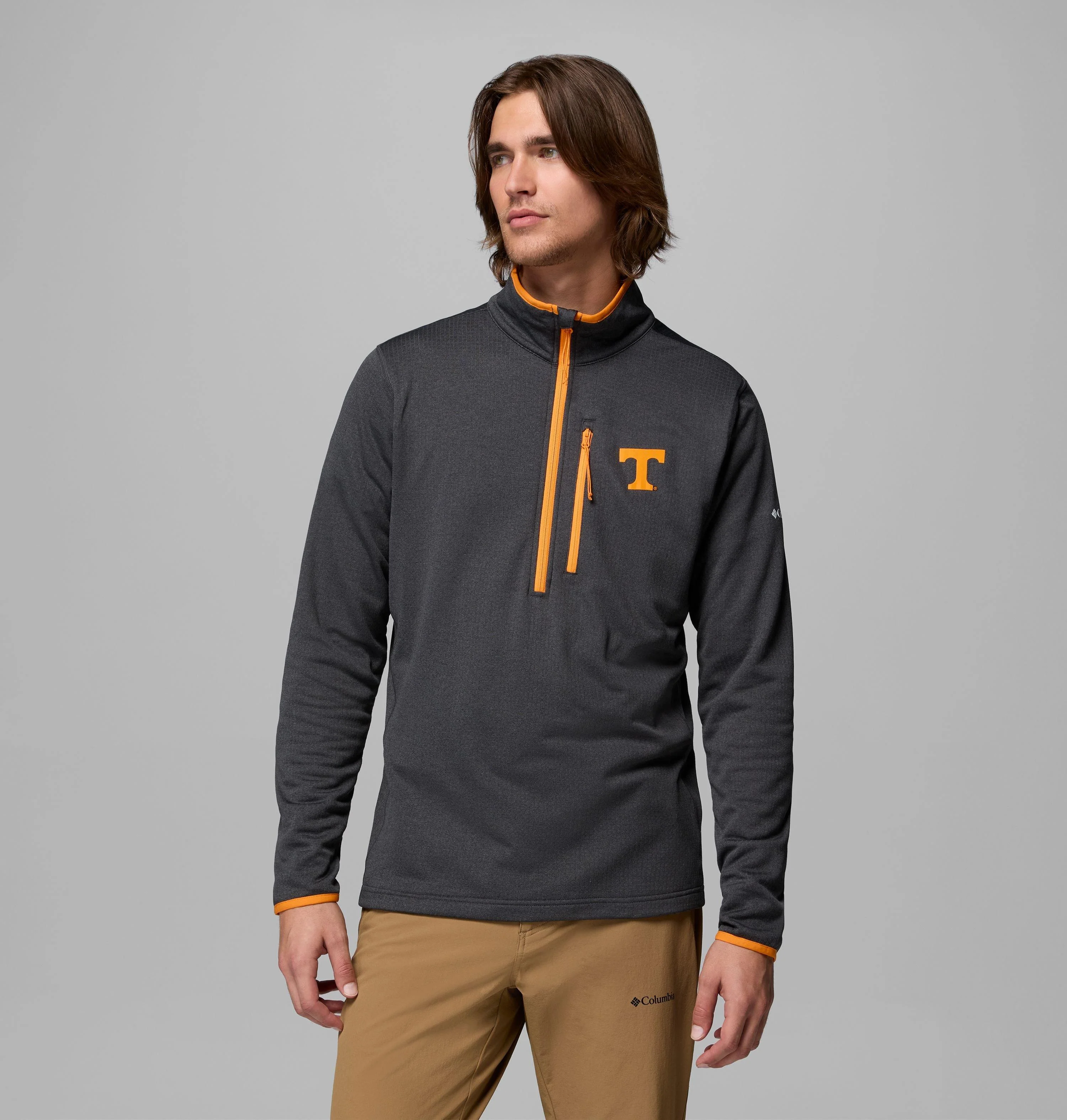 Men's Collegiate Essential Hike Grid Fleece Half Zip - Tennessee - 1