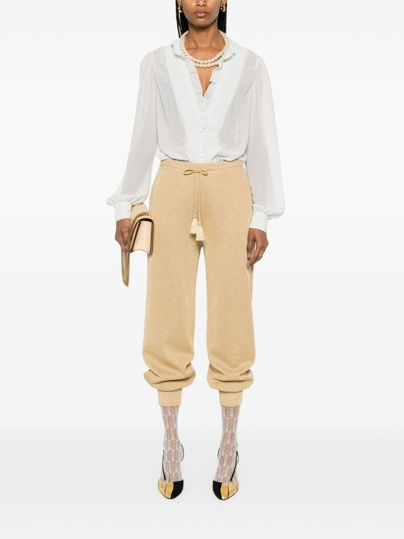 Valentino lurex sweatpants outlook