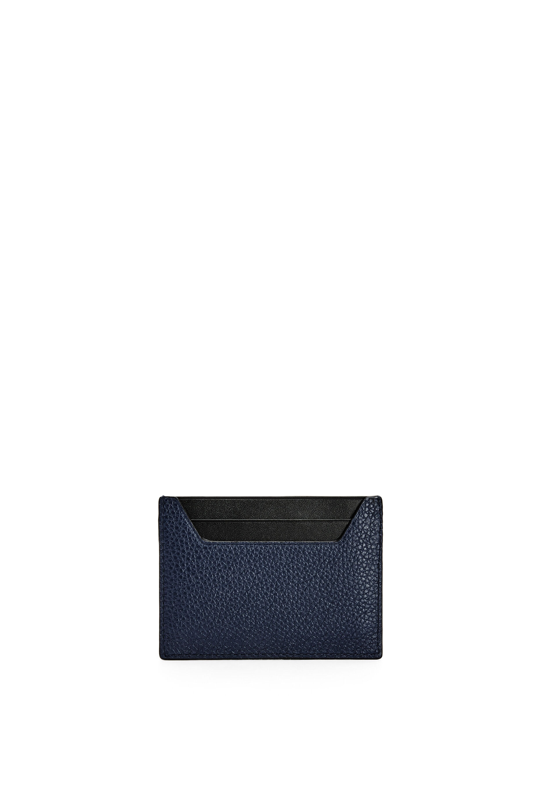 Plain cardholder in soft grained calfskin - 2