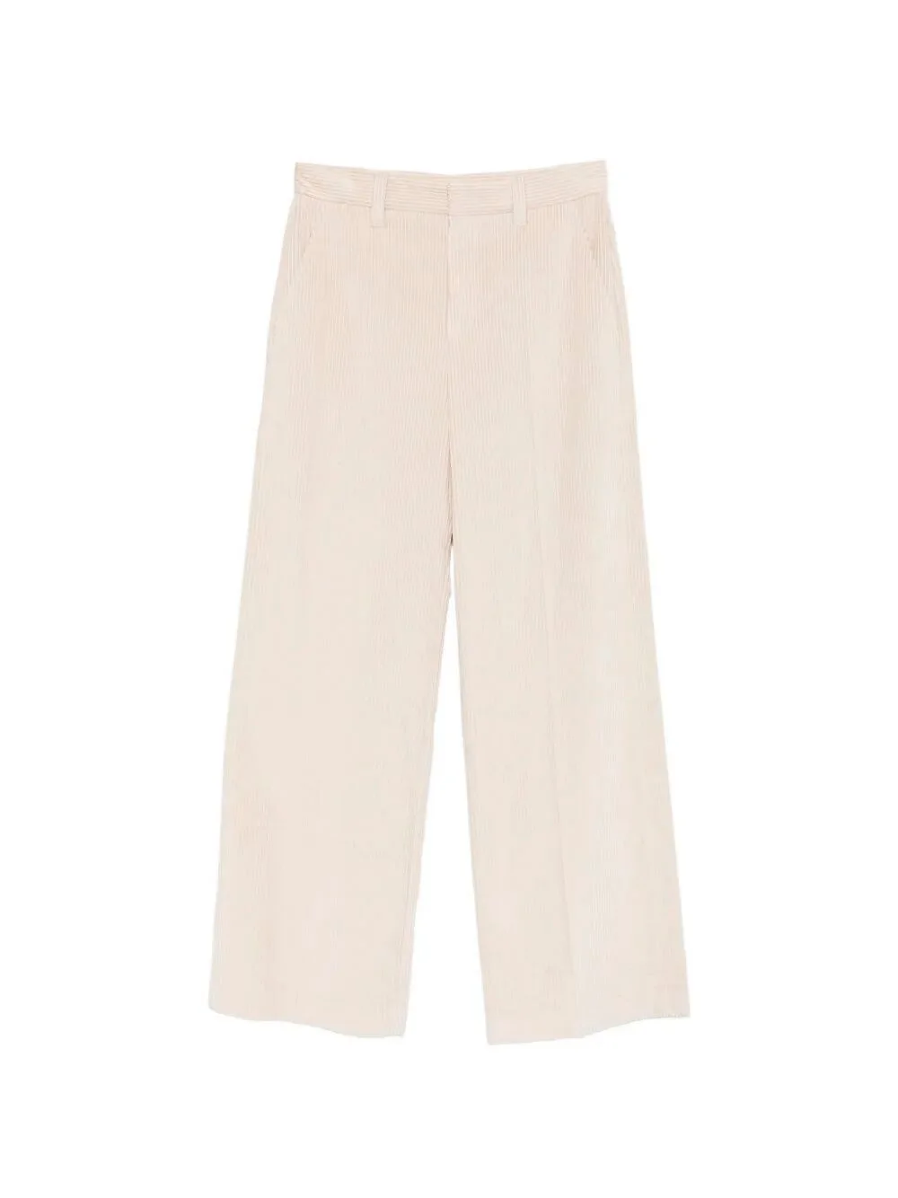 Corduroy Loose Pants With Monili - 1