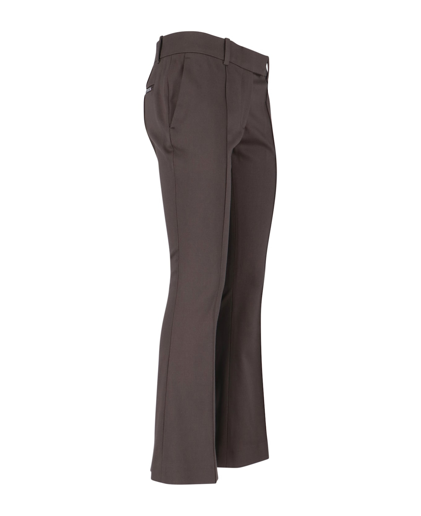 Virgin Wool Bootcut Pants - 3