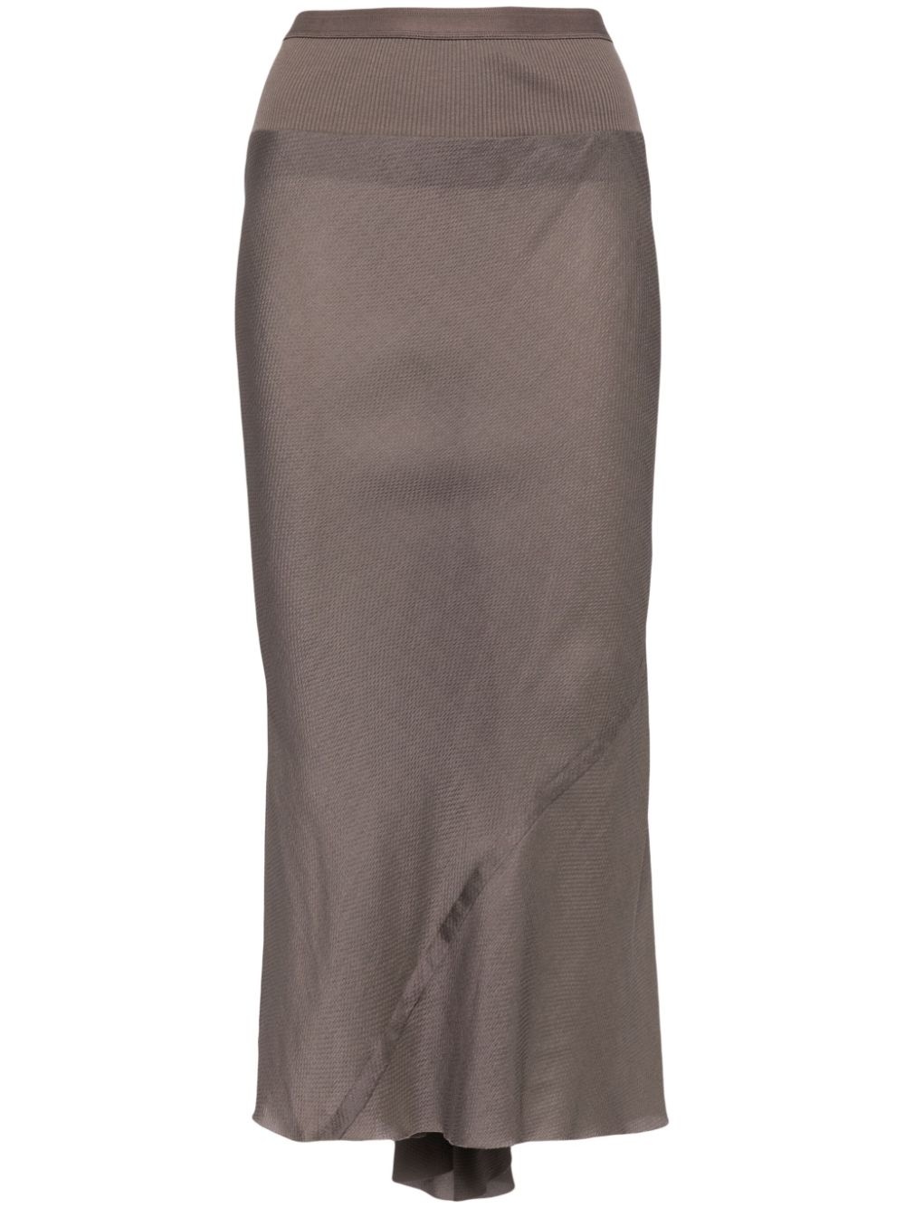 draped midi skirt - 1