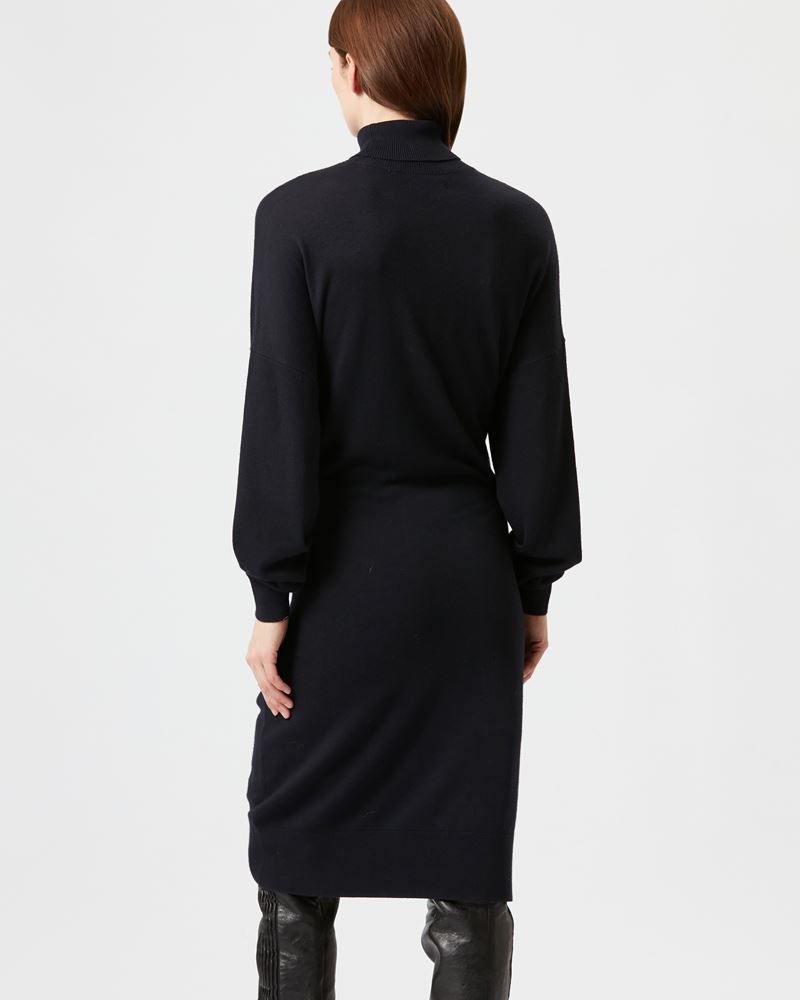 GABBYLY MERINO WOOL MIDI DRESS - 5