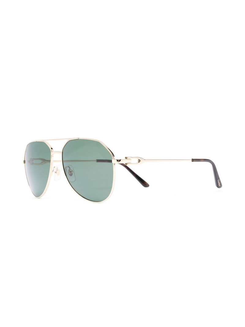 Cartier pilot-frame sunglasses outlook