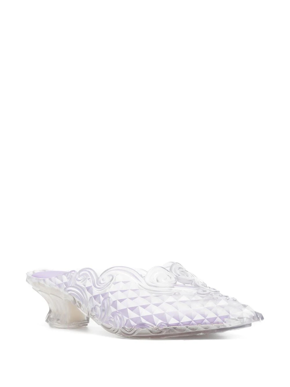 Melissa 60mm transparent mules - 2