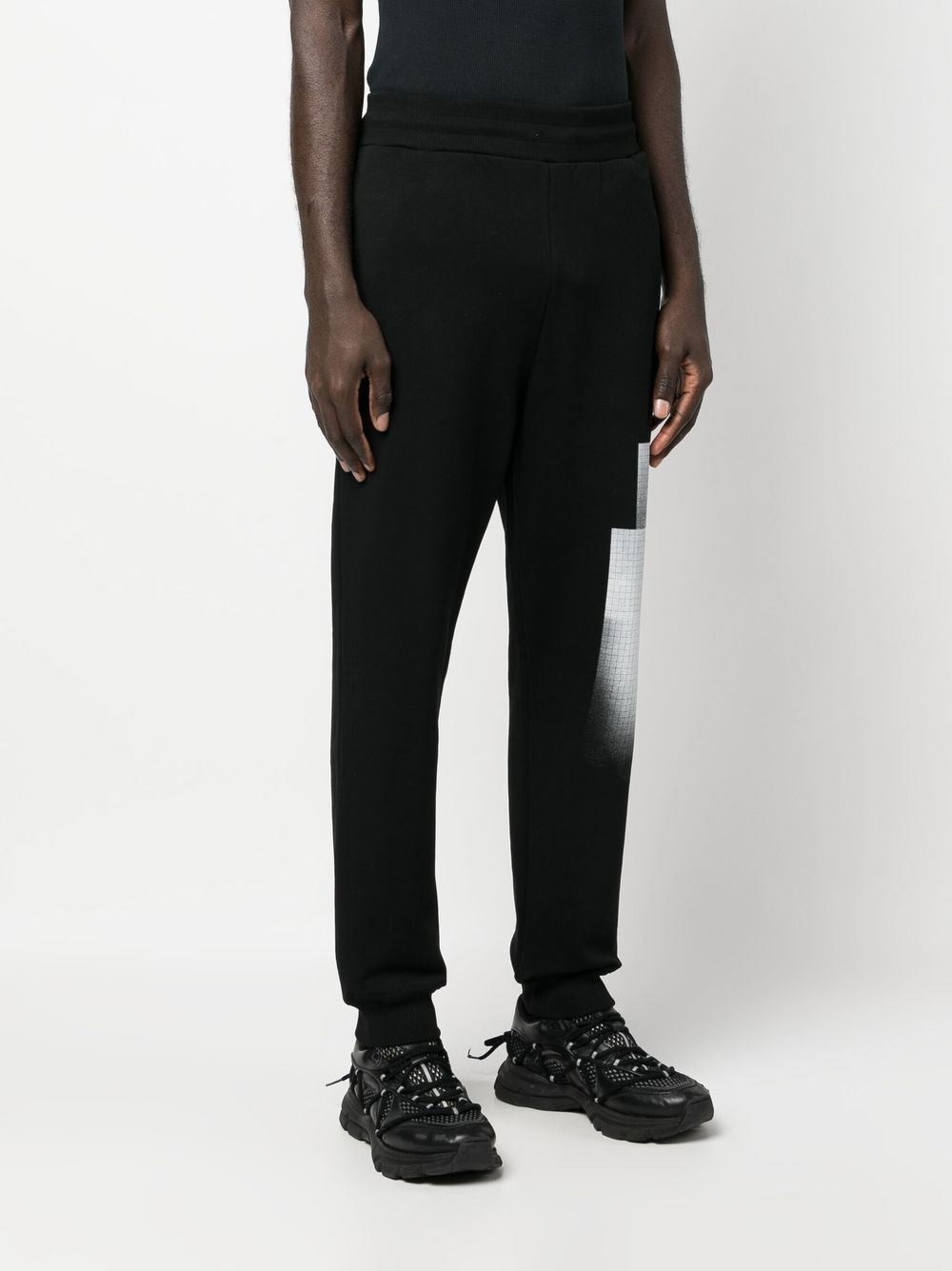 Brutalist logo-print track pants - 3