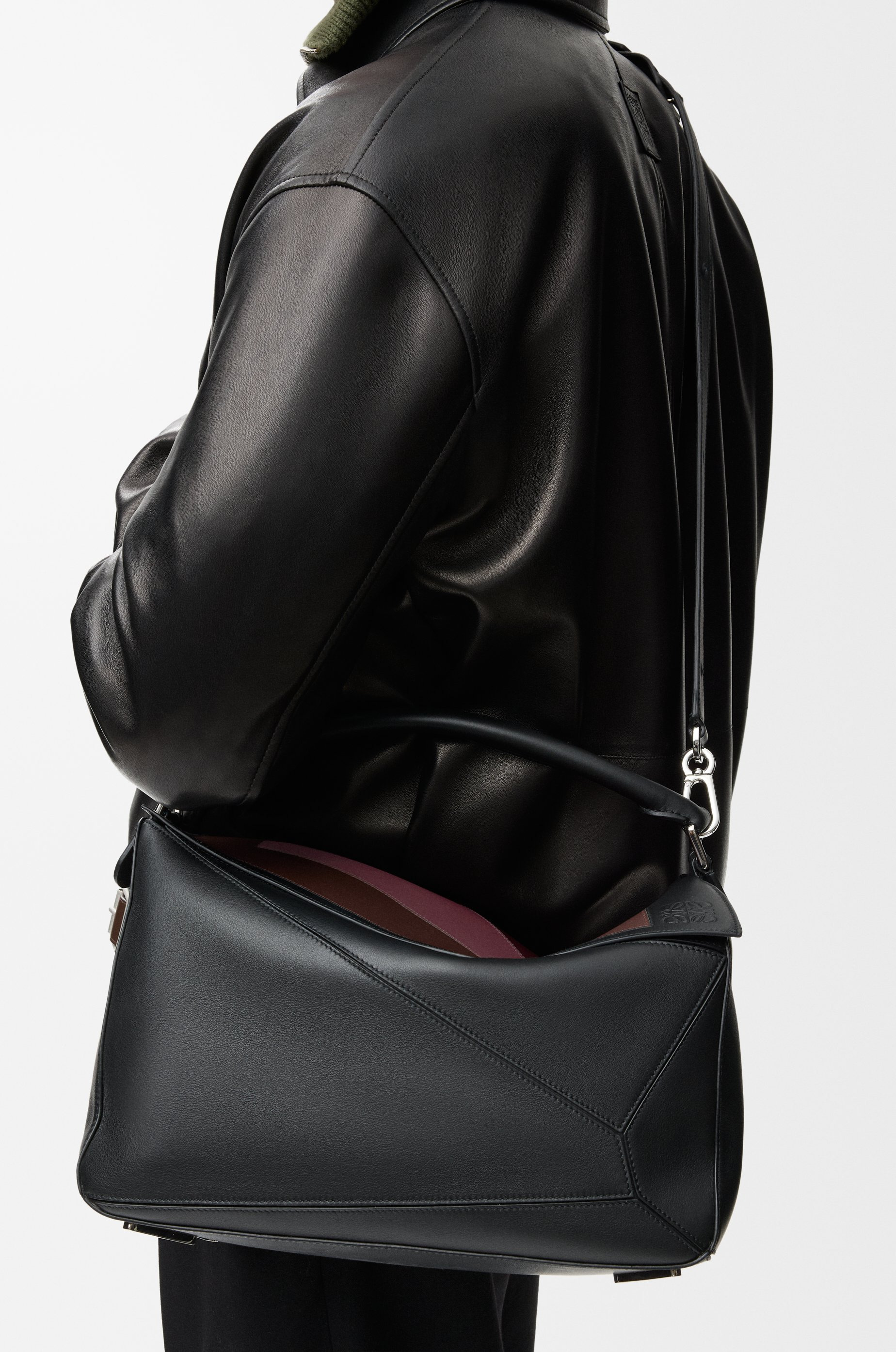 Large Puzzle bag in nappa calfskin - 2