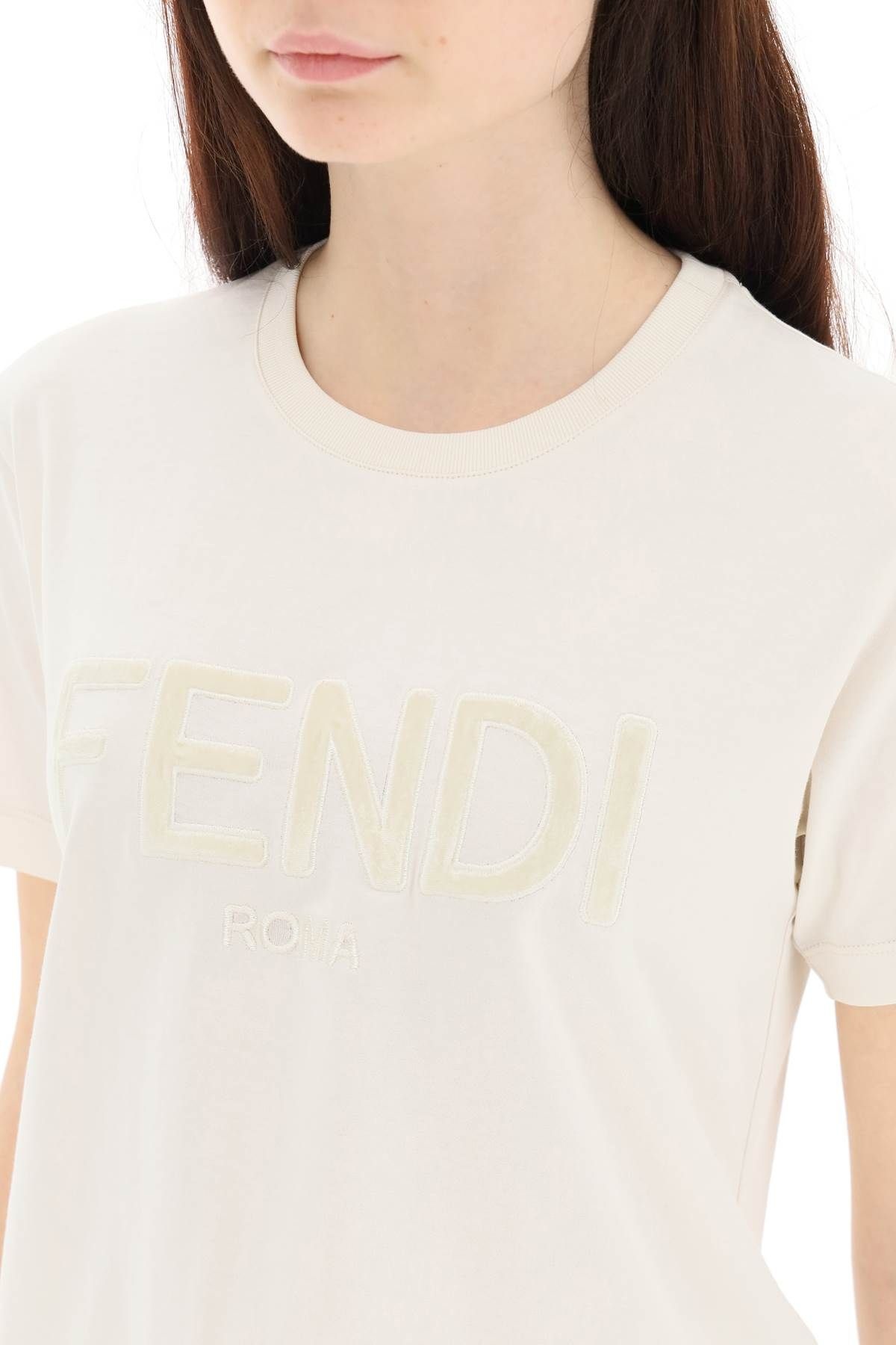 VELVET FENDI ROMA T-SHIRT - 5